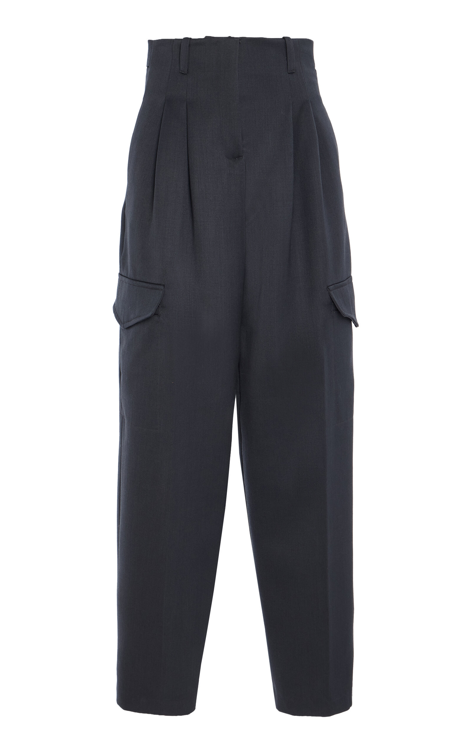 RÙADH Russel Wool-Twill Wide-Leg Cargo Pants