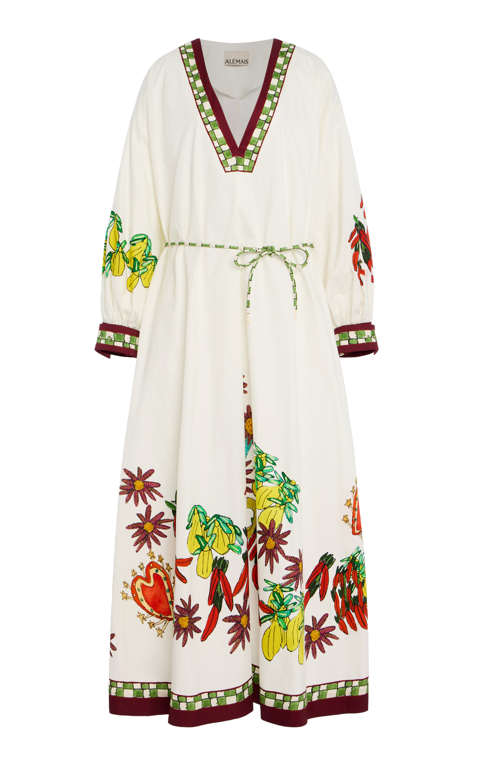 ALÉMAIS Katerina Cotton Poplin Midi Dress