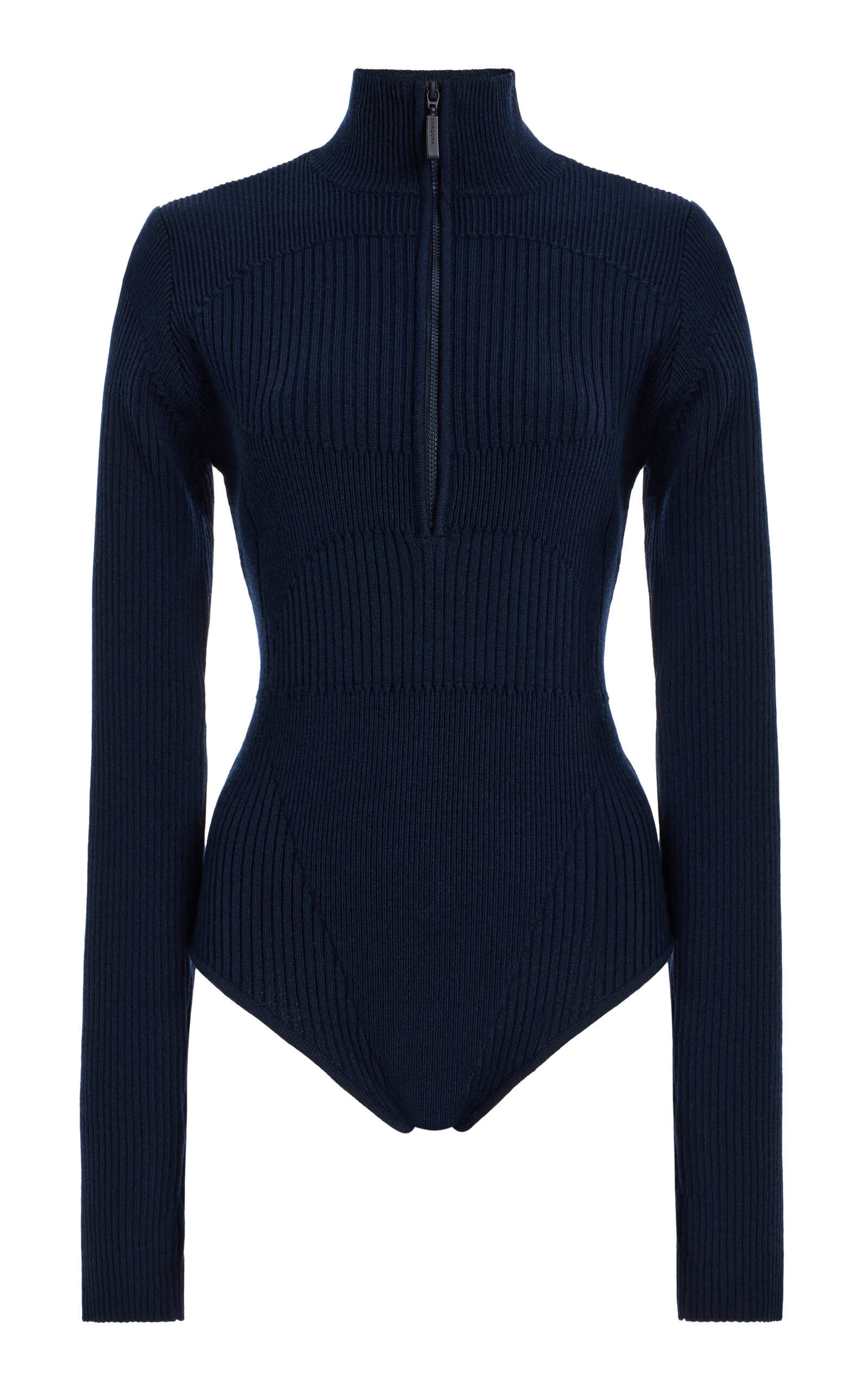 Cordova Butte Merino Wool Compression Bodysuit In Blue