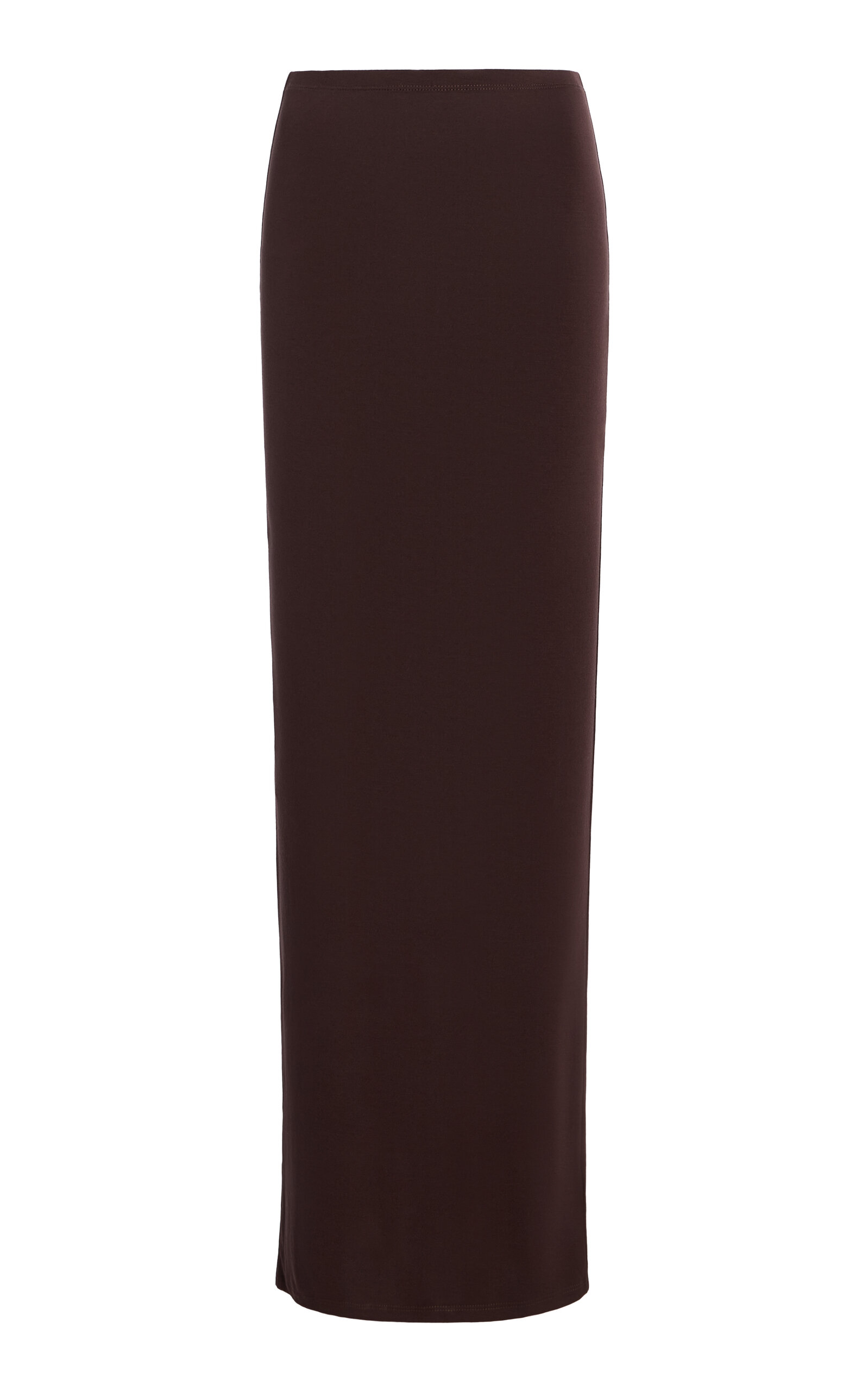 Éterne Jersey Maxi Skirt In Brown