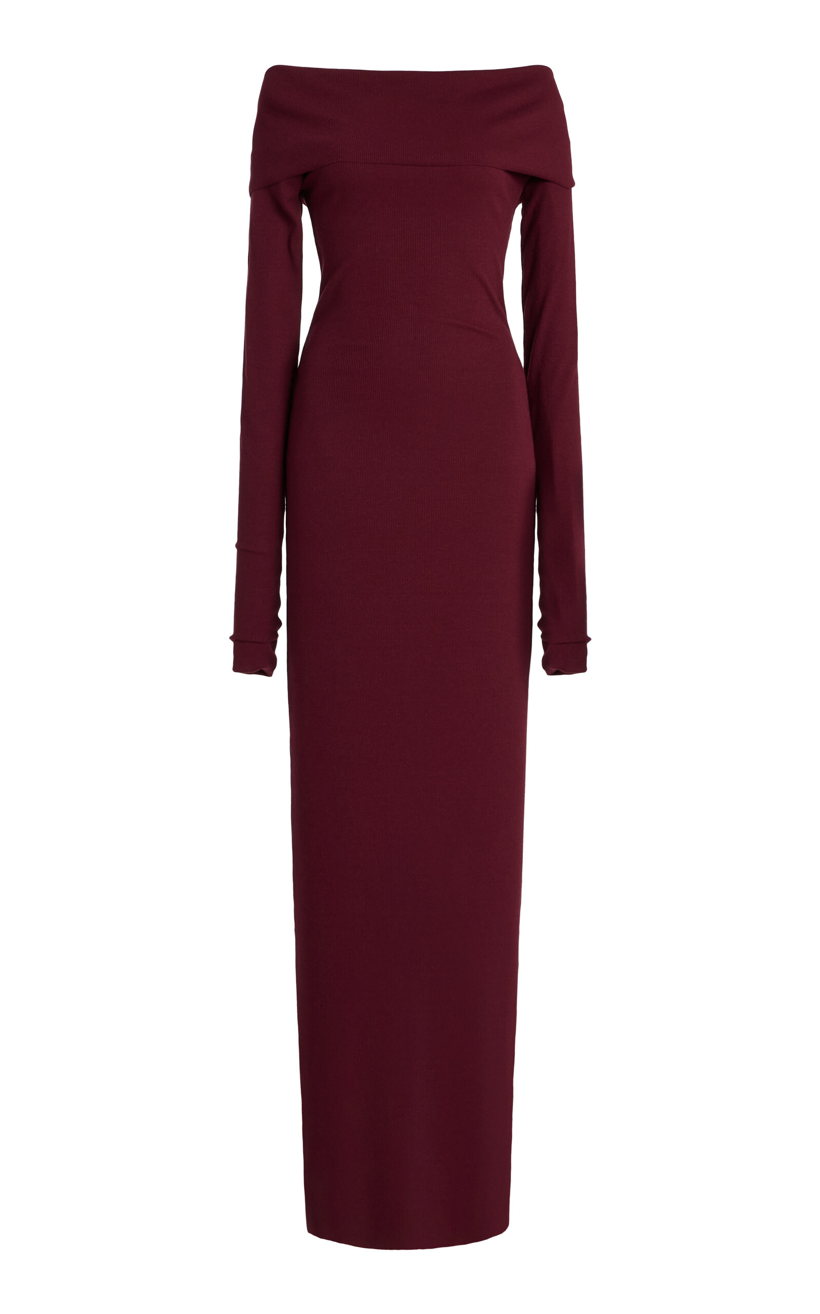 Éterne Off-The-Shoulder Cotton-Modal Maxi Dress