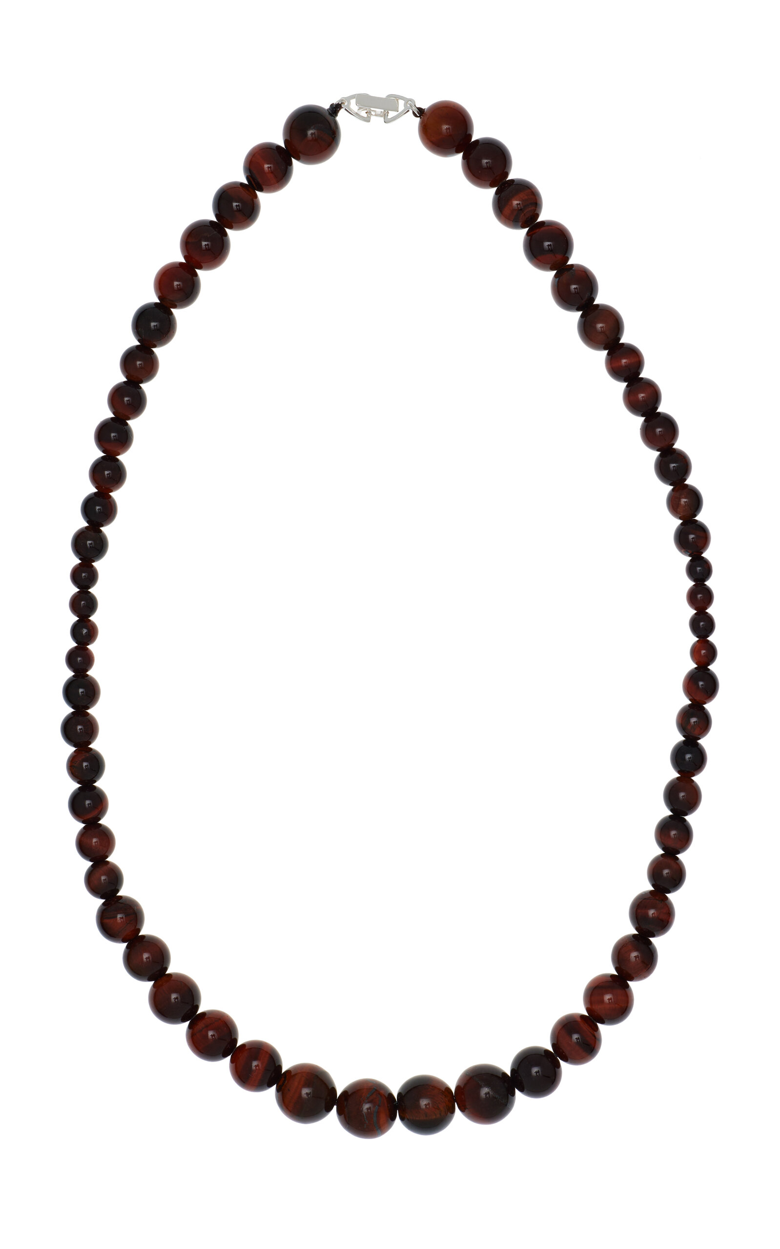 Ragbag Studio Emberly Tiger's Eye Necklace - Brown - OS - Moda Operandi