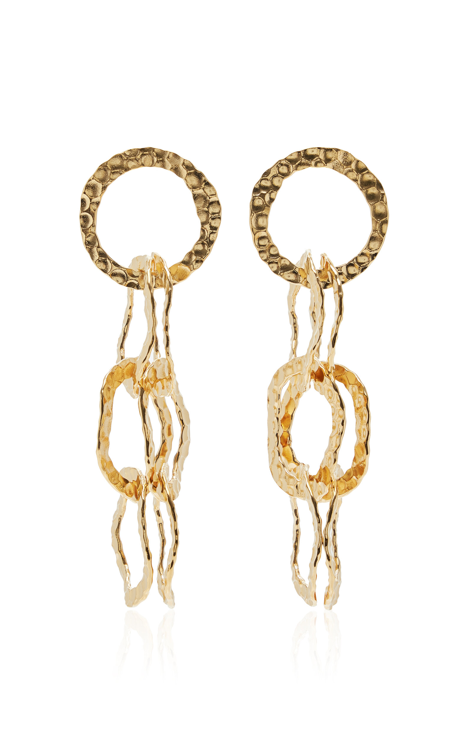 Cosmos II 22K Yellow Gold-Plated Earrings