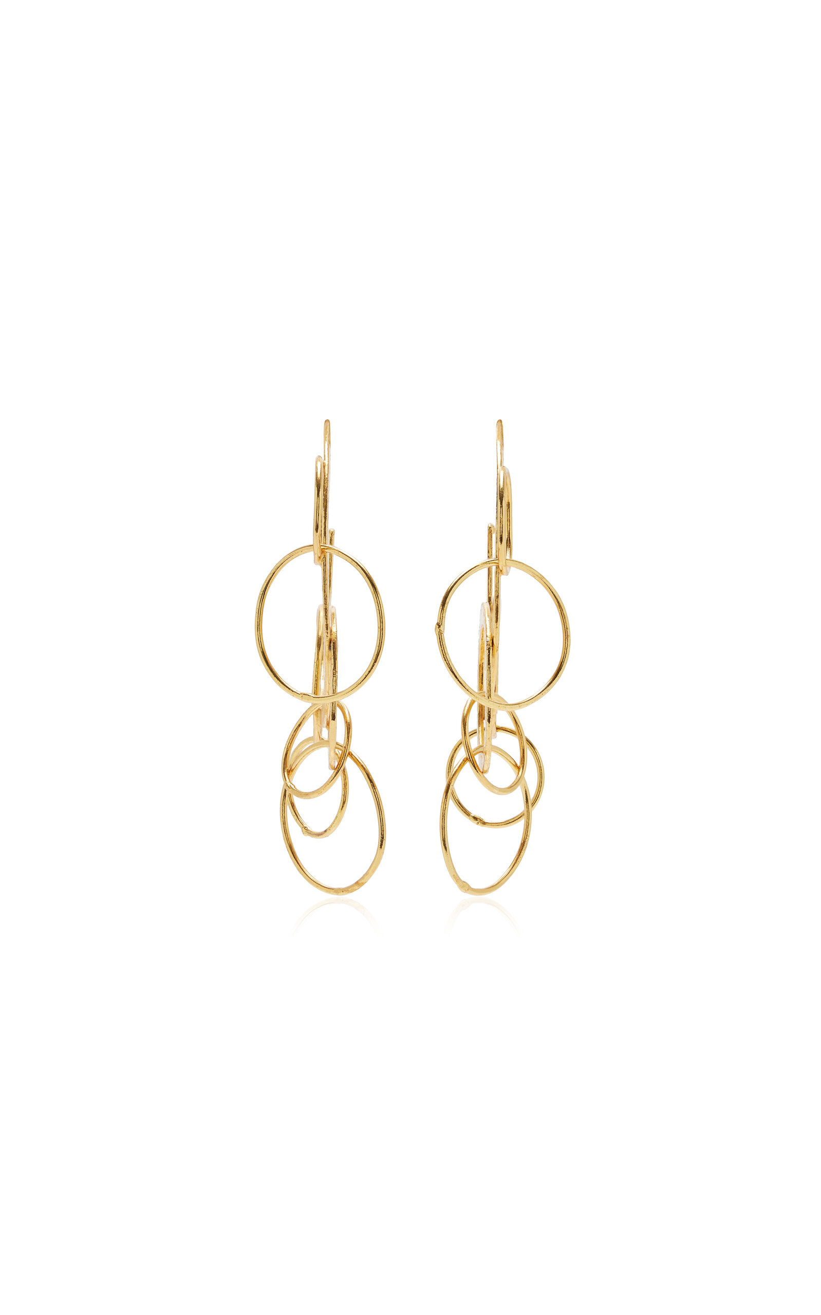 Cosmic 22K Yellow Gold-Plated Earrings