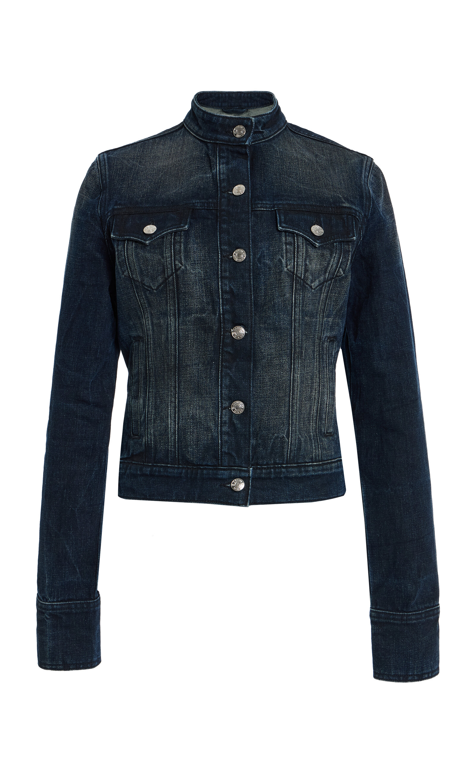 EB Denim Arabella Waisted Denim Jacket - Dark Wash