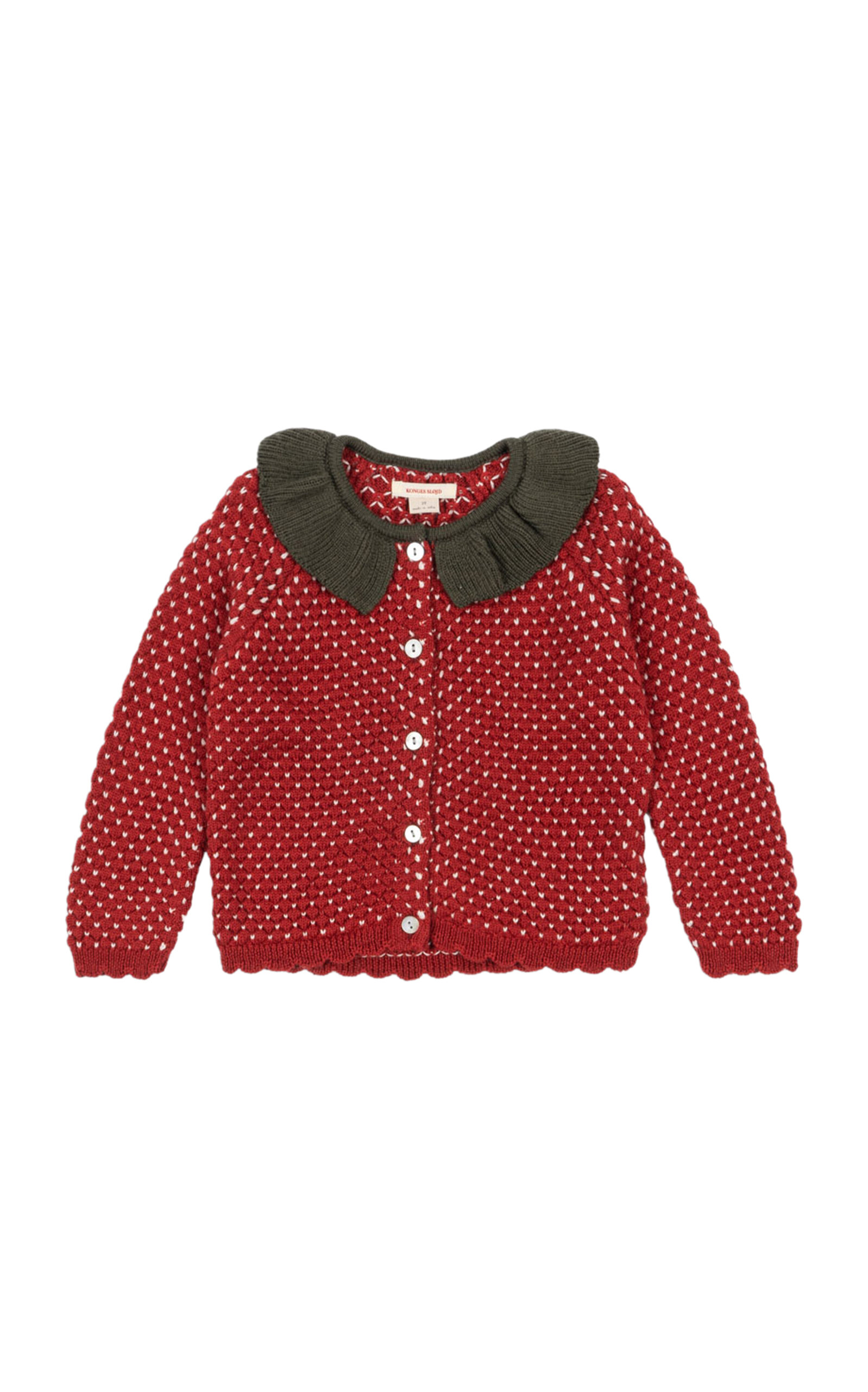 Konges Sløjd Kids'Strawberry Wool Cardigan