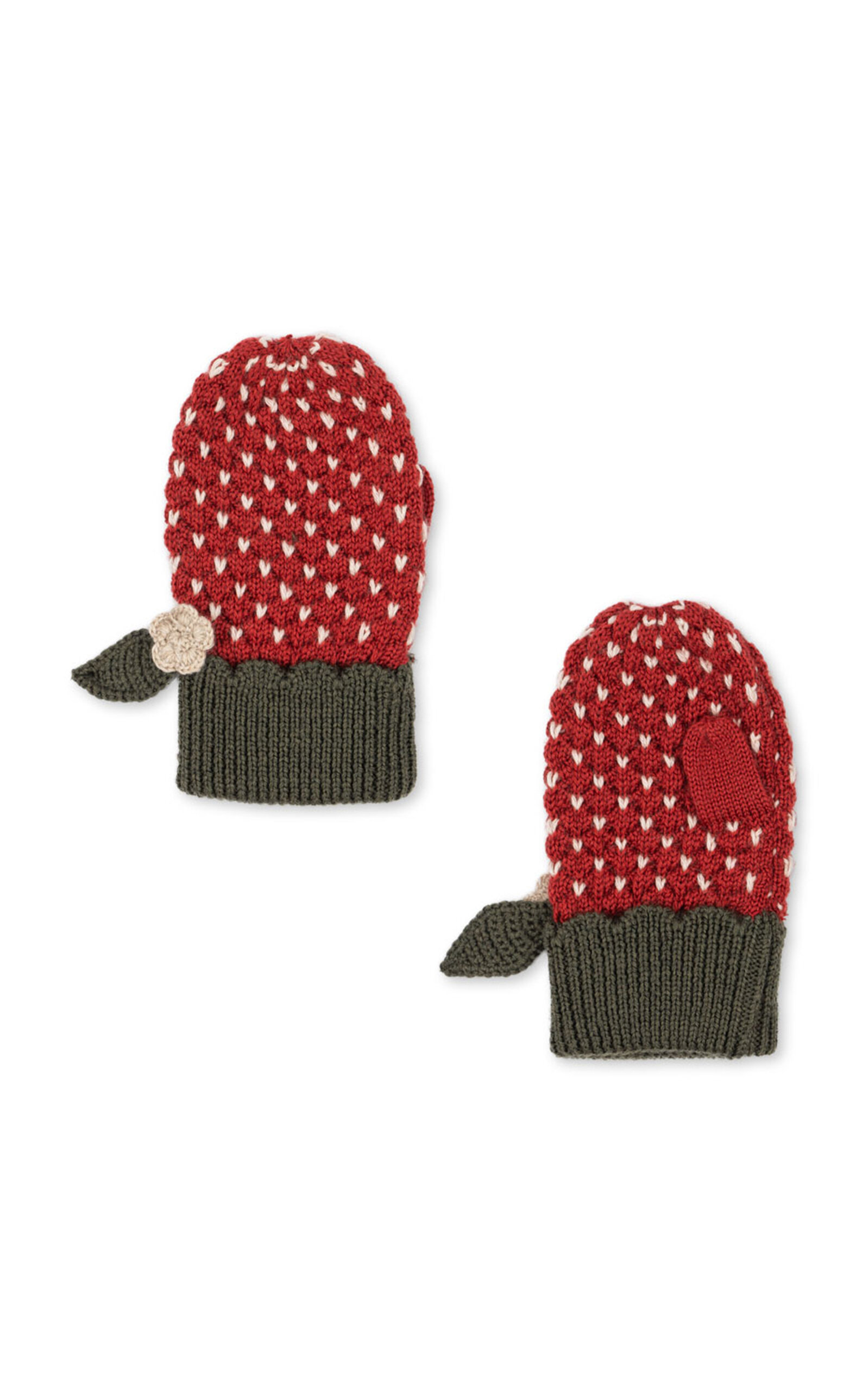 Konges Sløjd Kids'Strawberry Wool Mittens