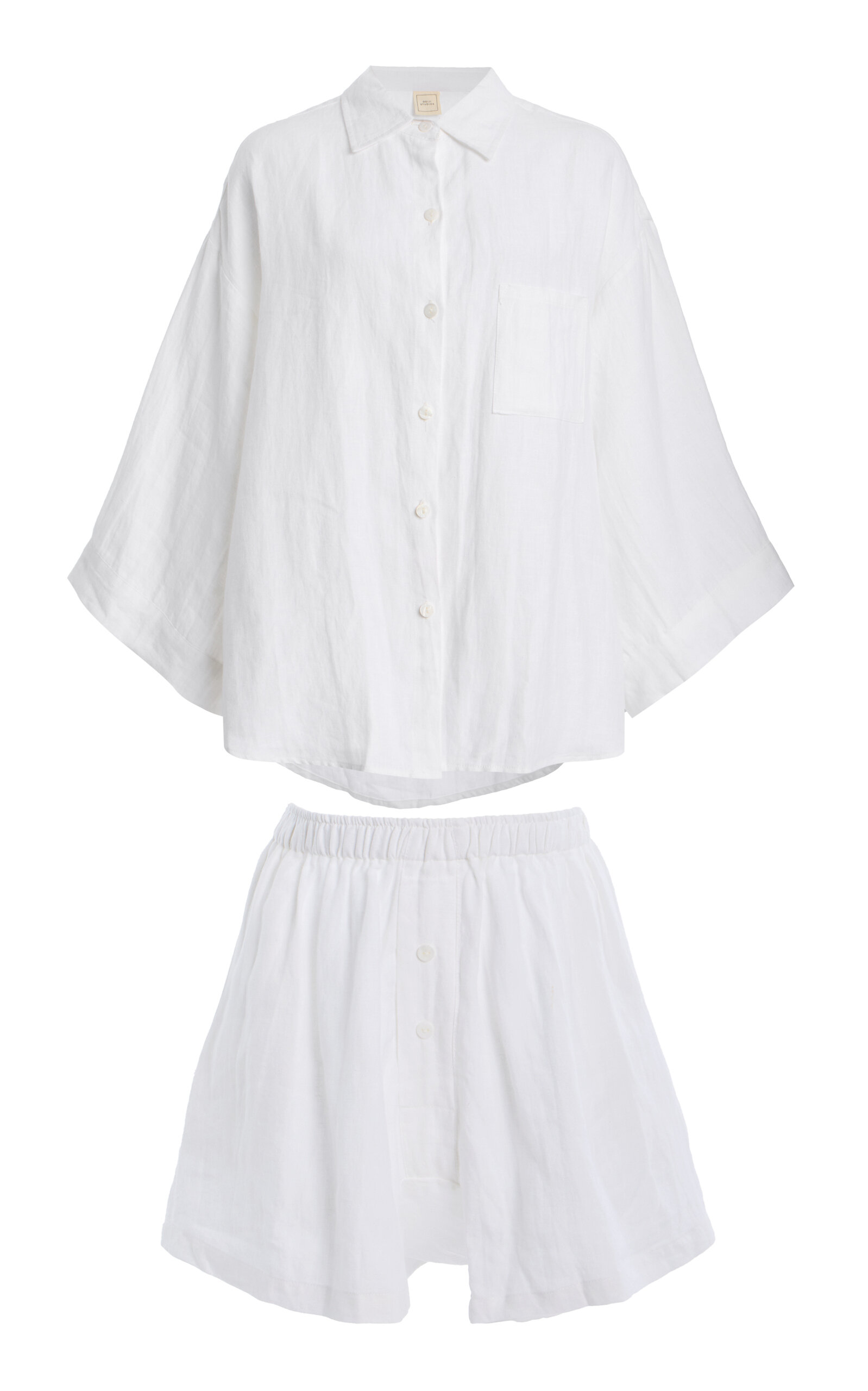 Deiji Studios Oversized Organic Linen Set