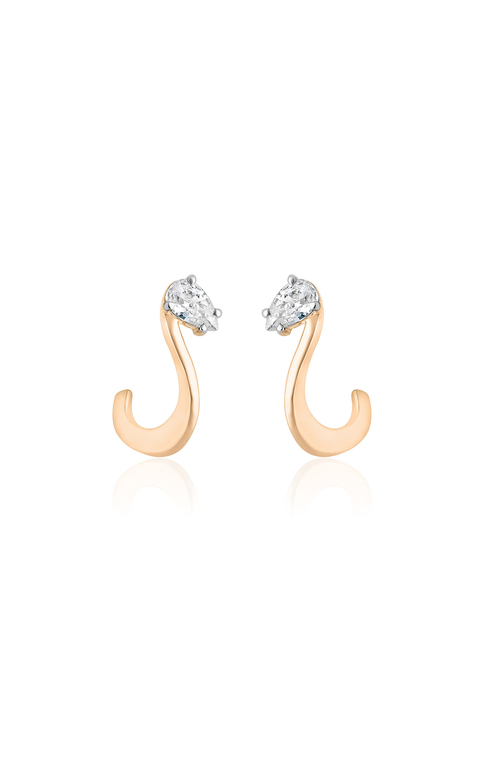 Marie Mas 18k Rose Gold Nova Pair Of Earrings