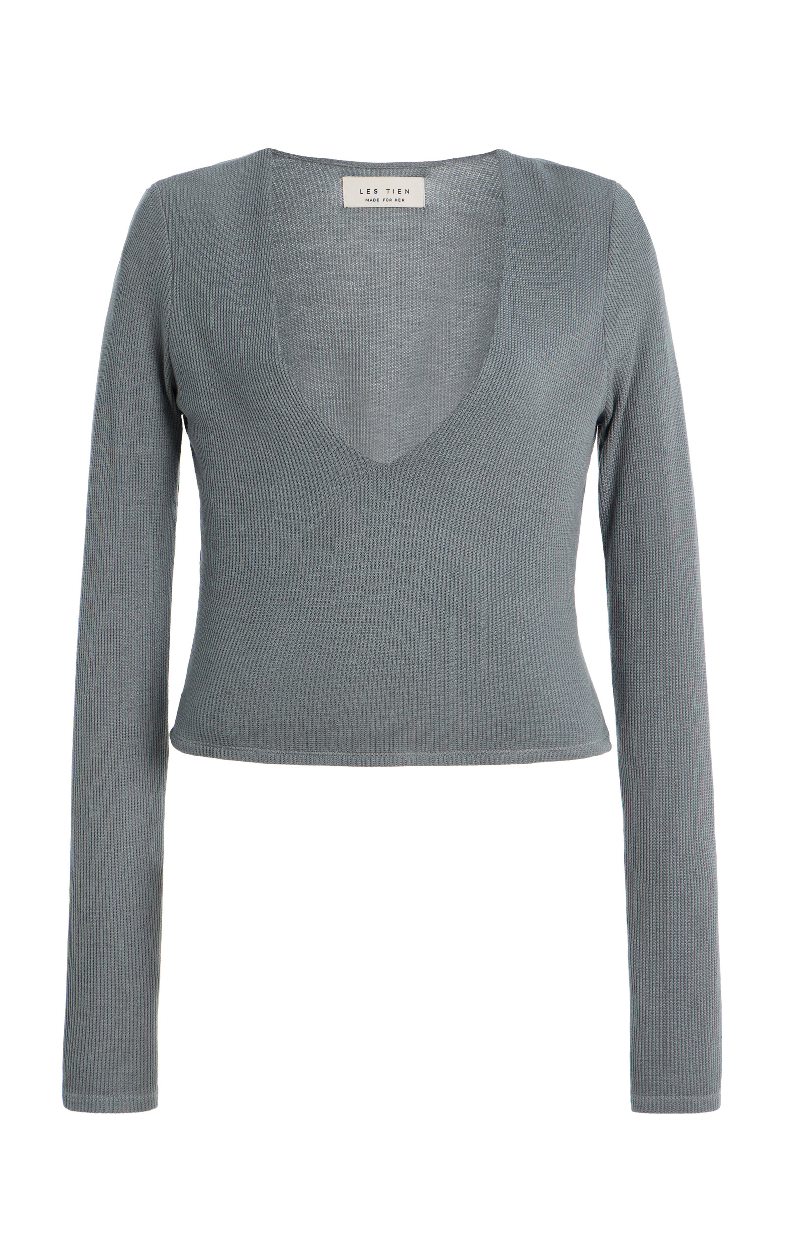 Les Tien Dan Jersey Top - Grey - XS