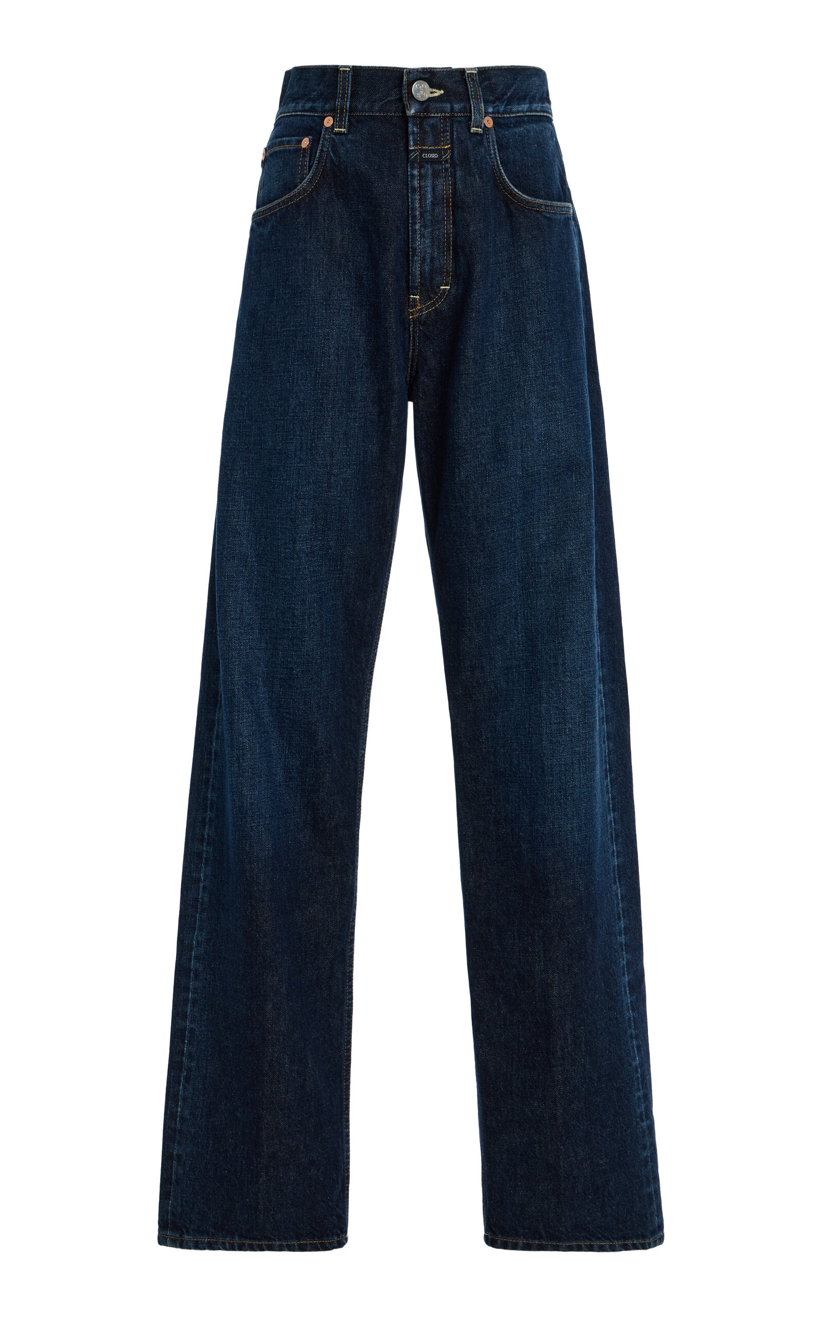 Closed Jonta Rigid Low-rise Boyfriend Jeans In Blue