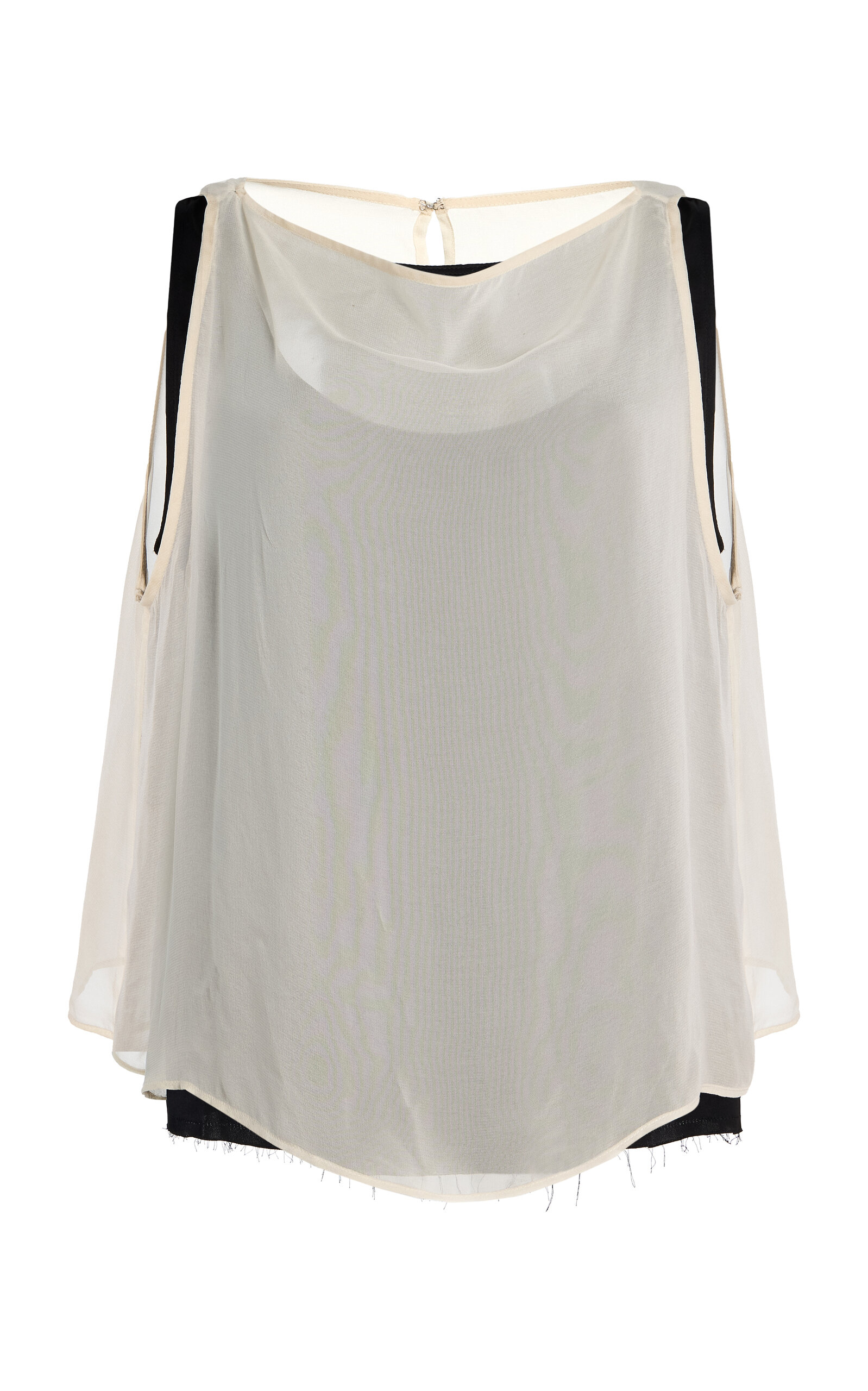 House of Dagmar Chiffon Top - Ivory - Women's Clothing