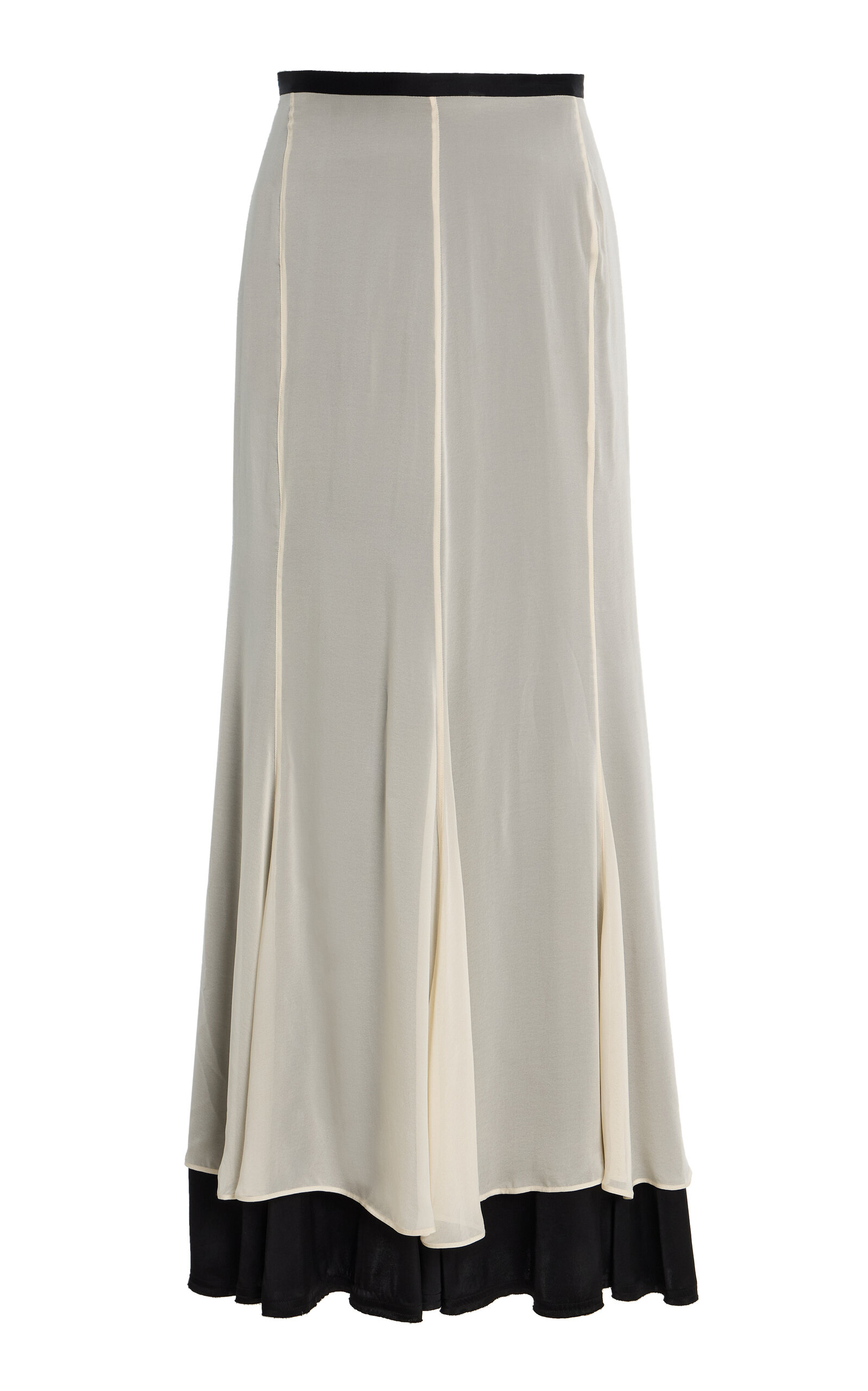 House of Dagmar Chiffon Maxi Skirt - Ivory
