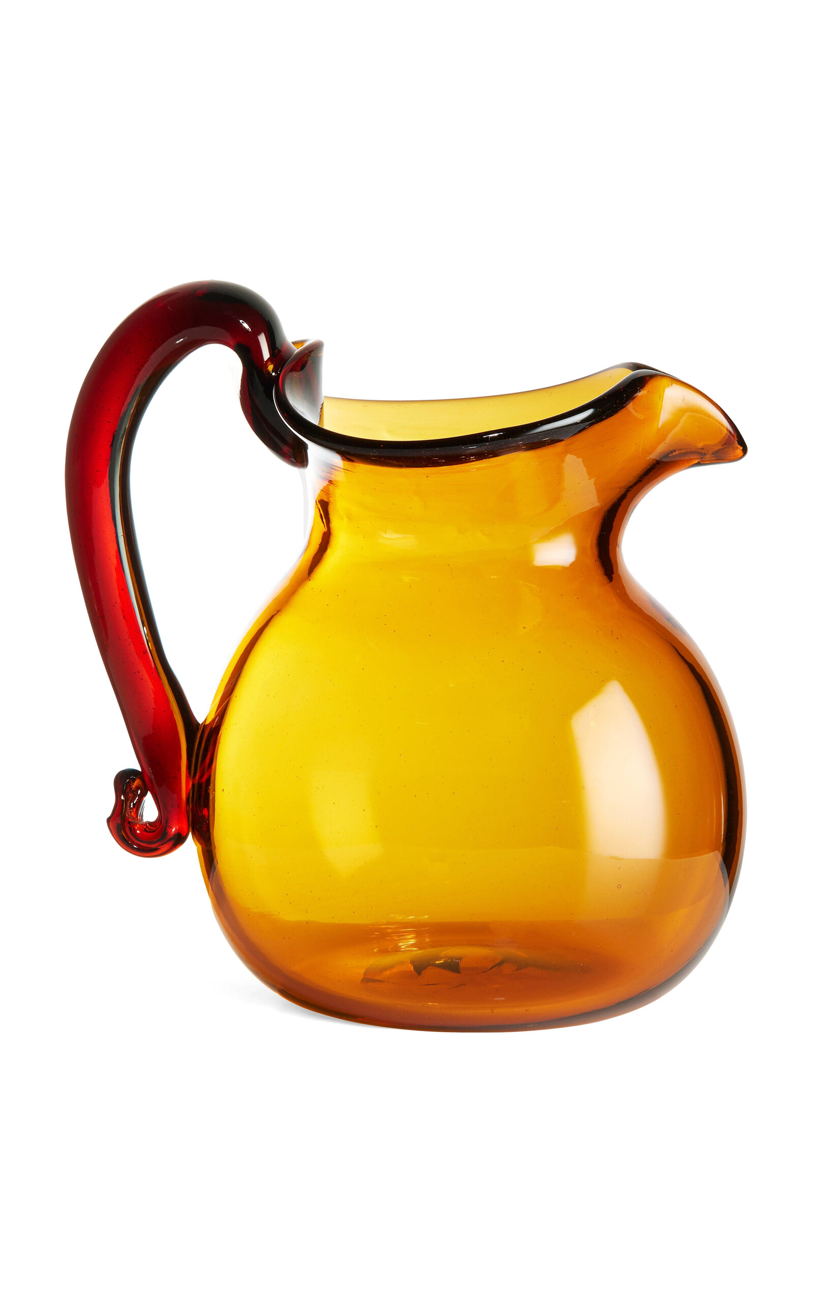 Akua Objects Michele Murano Glass Jug In Orange