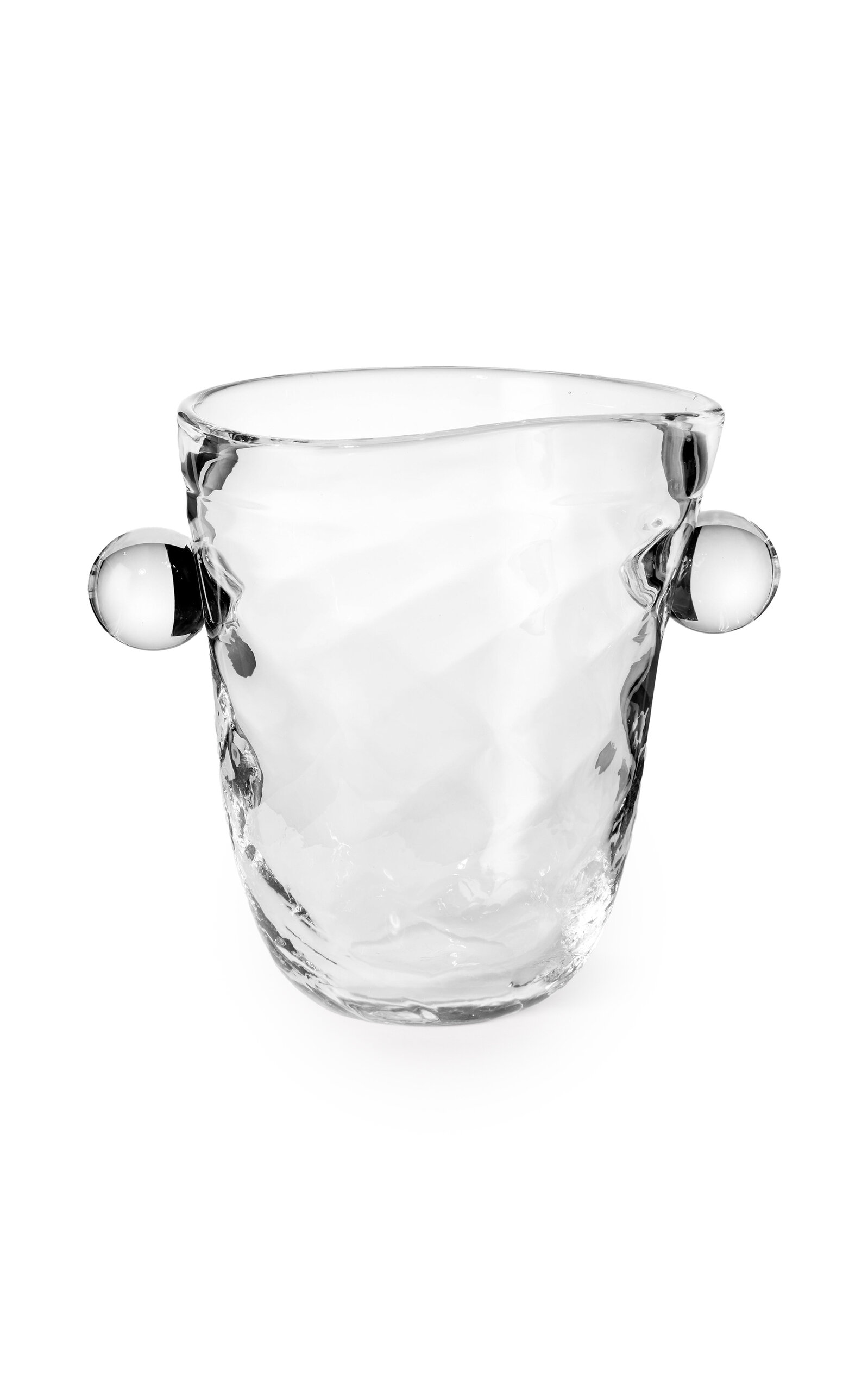 Akua Objects Oliver Venetian Glass Vase - Neutral