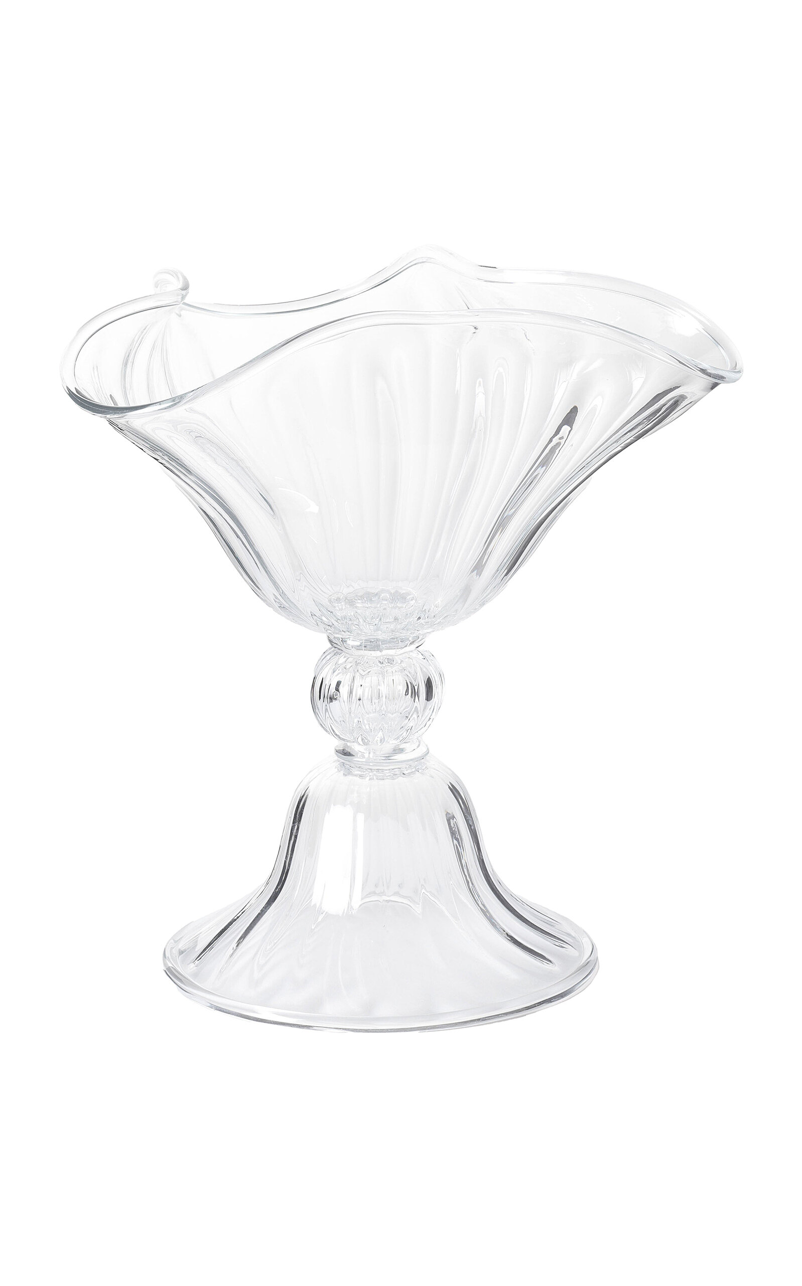 Akua Objects Blixen Large Murano Glass Vase In Neutral