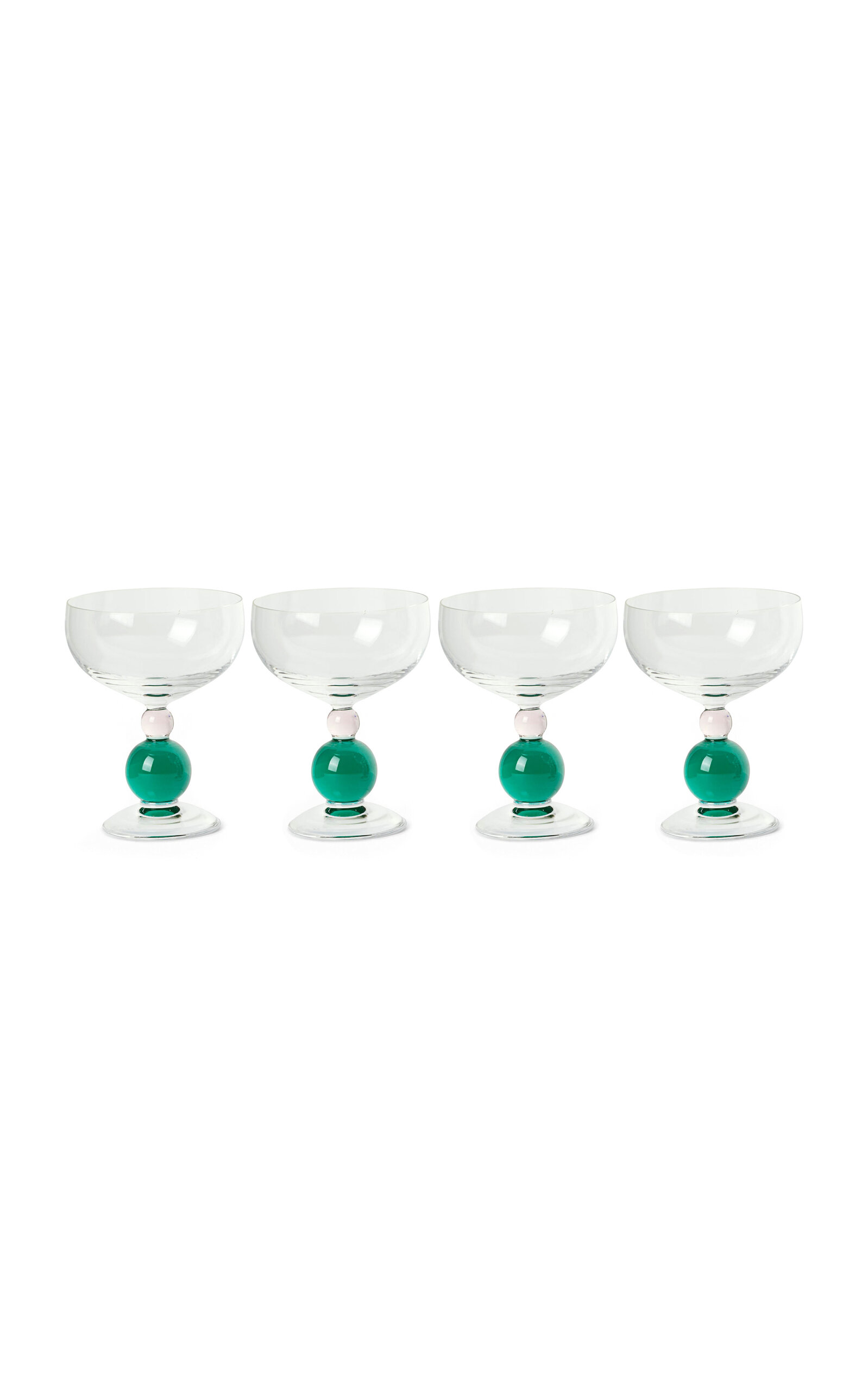 Akua Objects Set-of-four Noam Champagne Glass In Multi