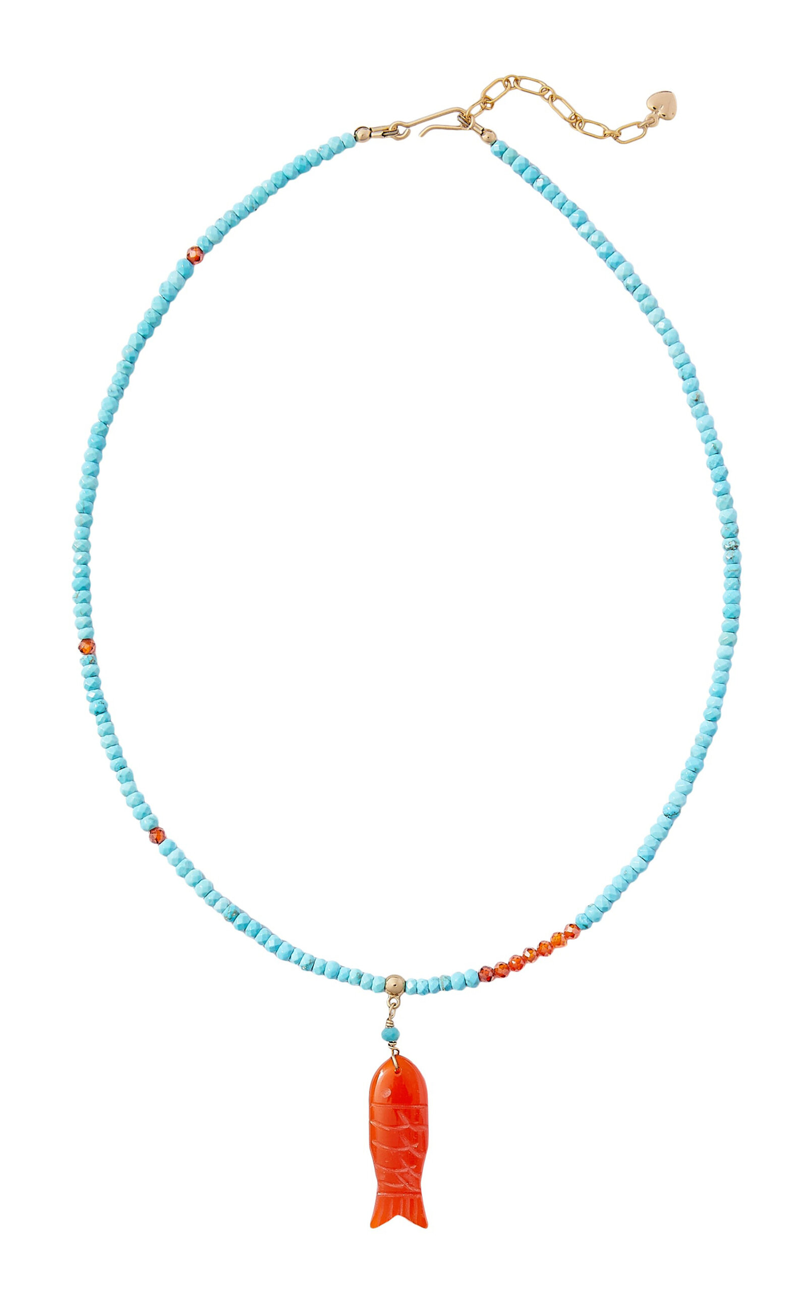 Ischia Gold-Plated Beaded Necklace