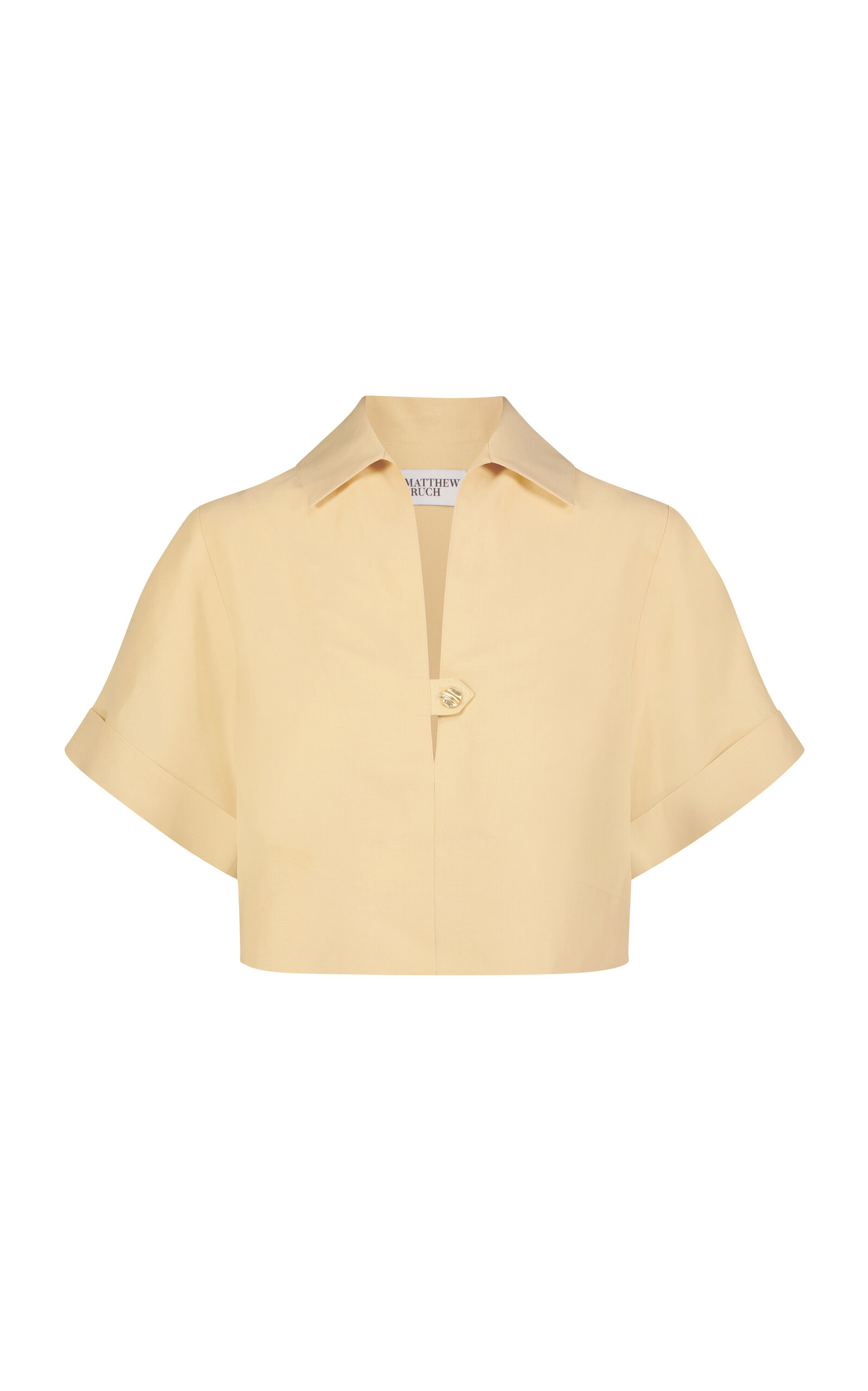 Matthew Bruch Linen-blend Shirt