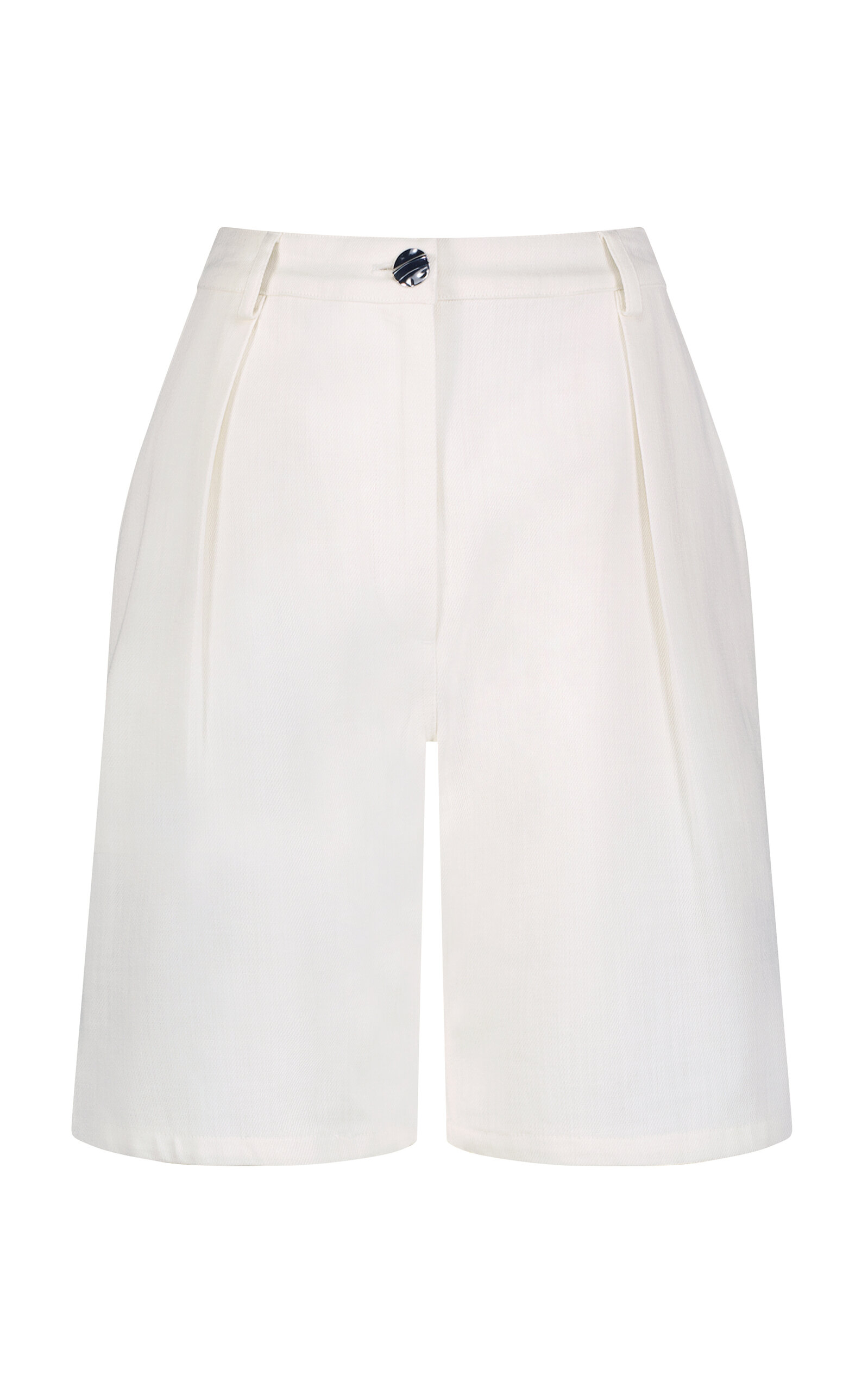 Low-Rise Denim Bermuda Shorts