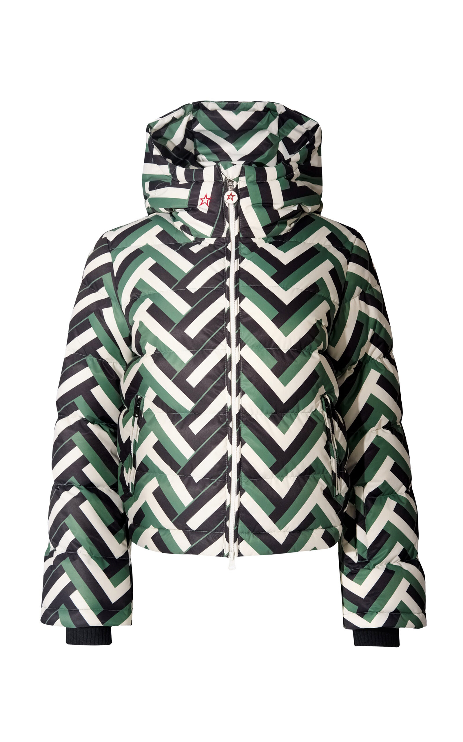 Perfect Moment Polar Flare Iii Printed Down Ski Jacket In Multi