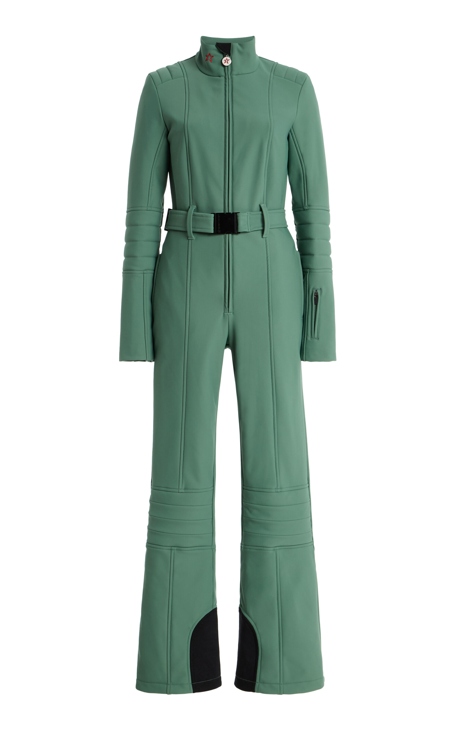 Perfect Moment Jg Stretch-nylon Ski Suit In Green