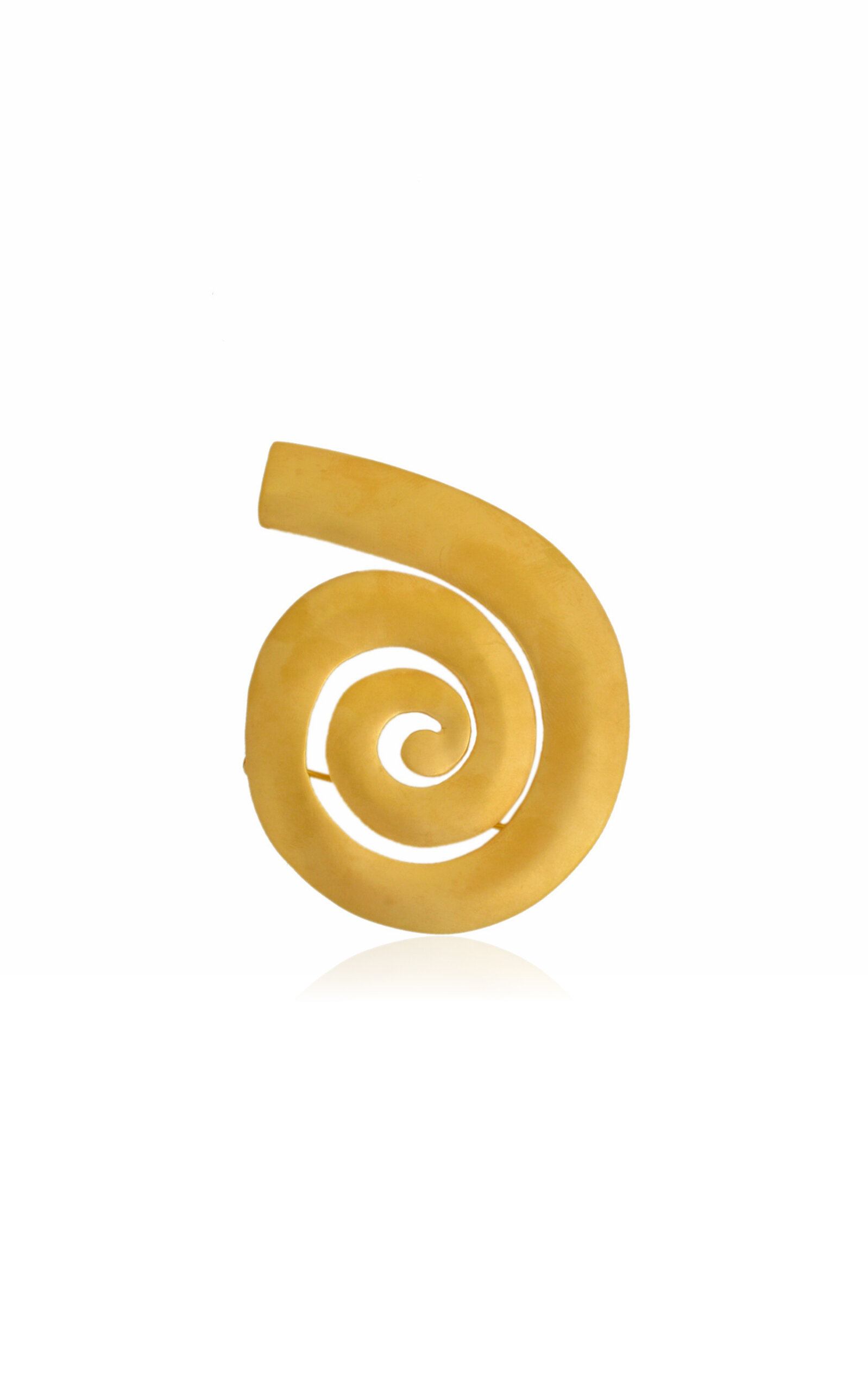 Muhu 24K Yellow Gold-Plated Brooch