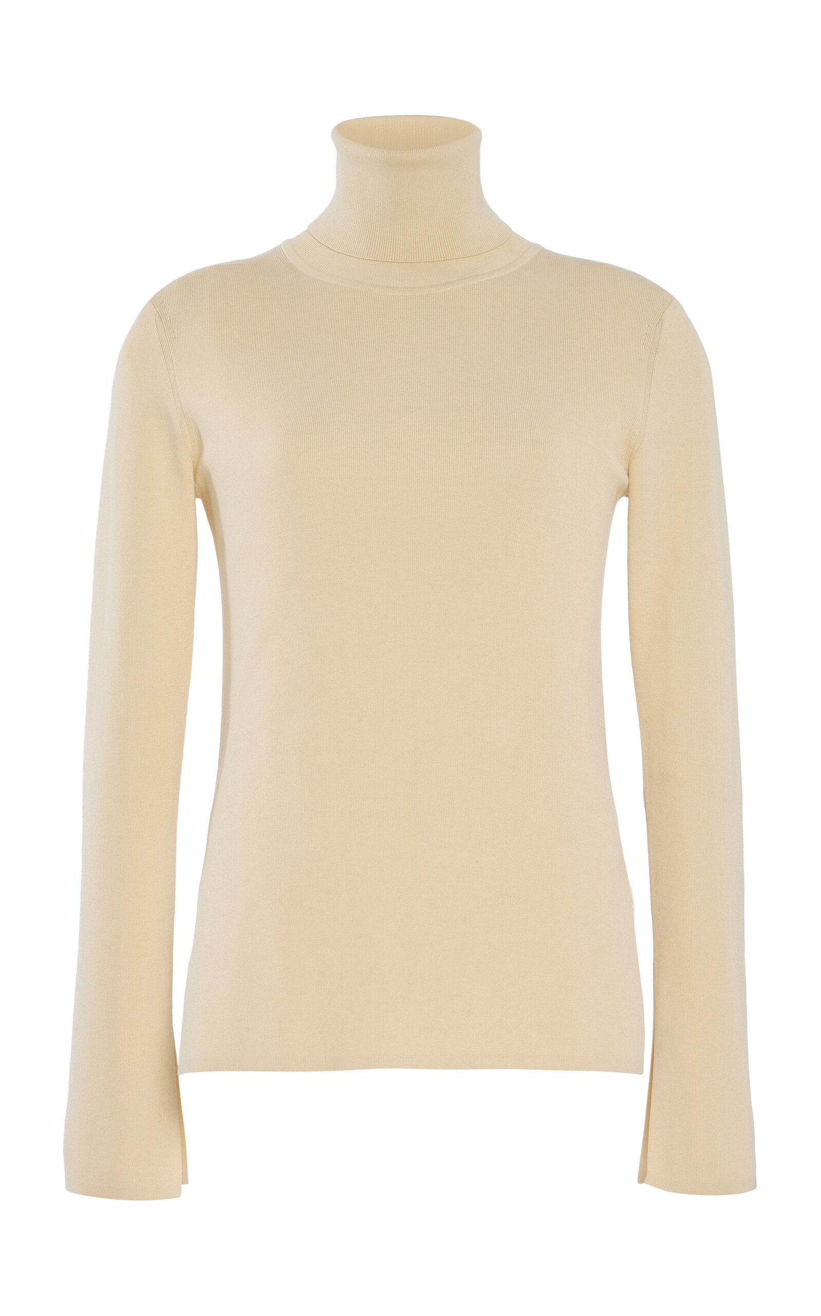 Ashlyn Kiana Silk-Cotton Turtleneck Sweater