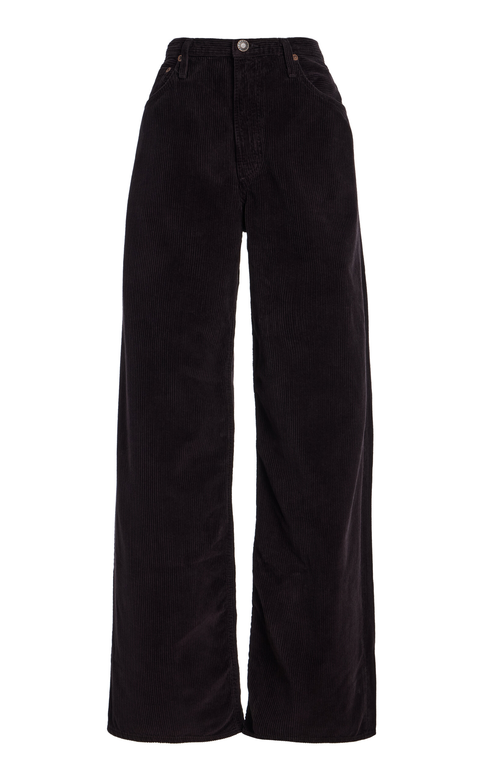 Agolde Keira Corduroy Low-Rise Baggy Jeans