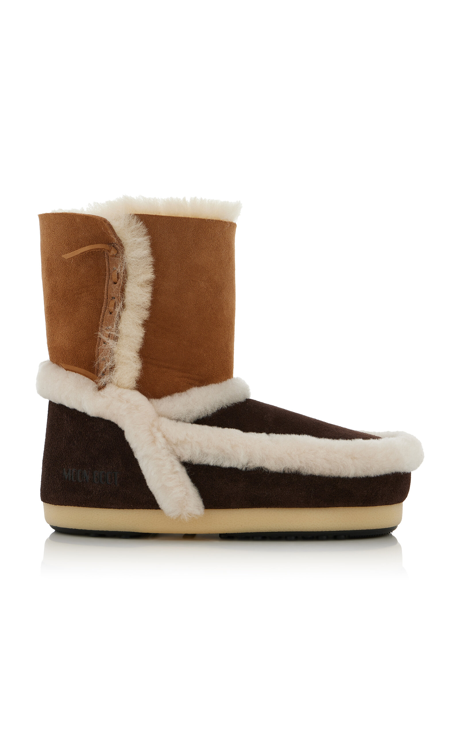MOON BOOT EVX Patchwork Sheepskin Boots