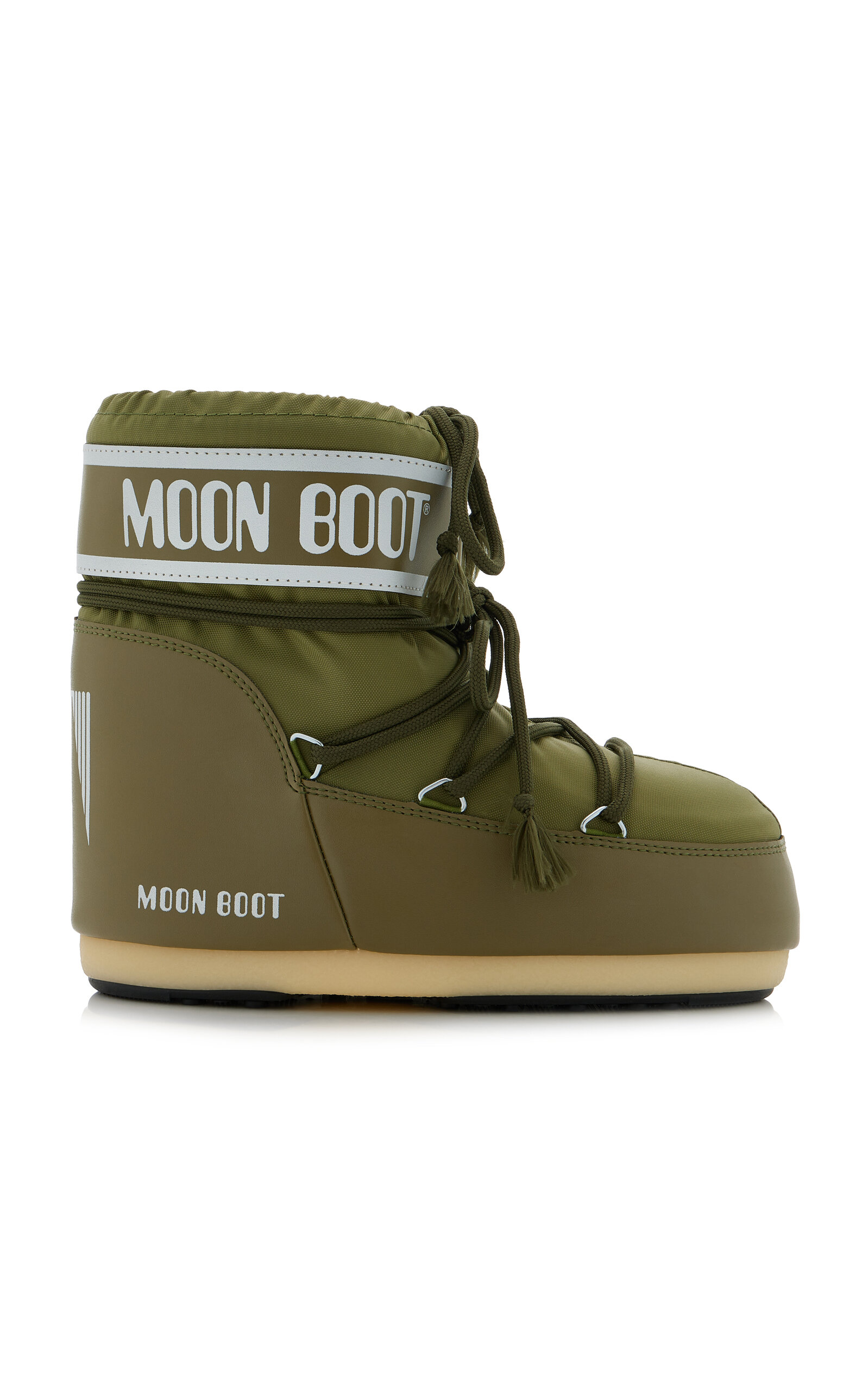 Moon Boot Icon Low Nylon Boots In Green