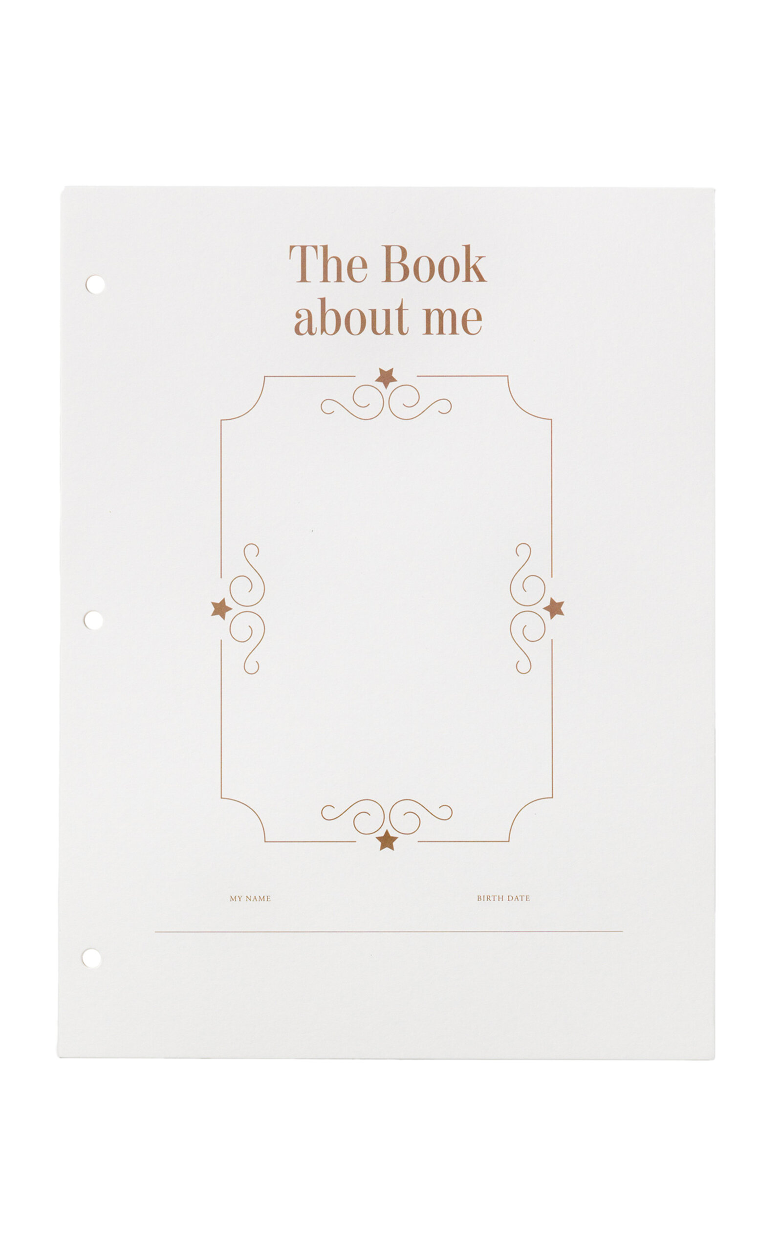 Printworks Baby Album Insert Paper: My First Year - White