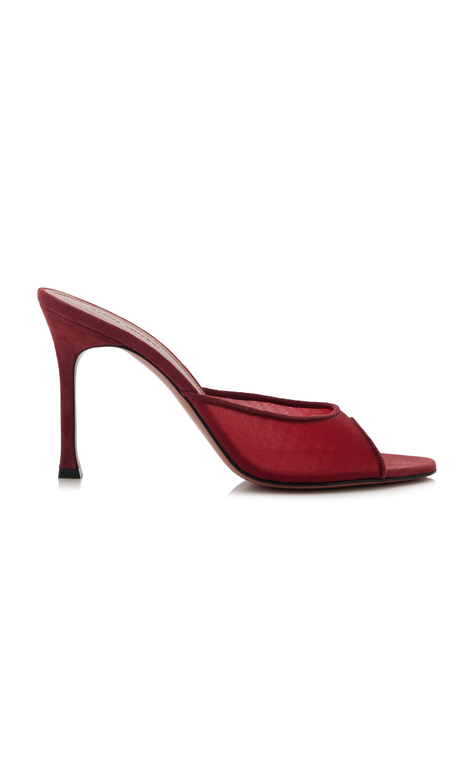 Amina Muaddi Alexa Mesh Mules - Women's Shoes