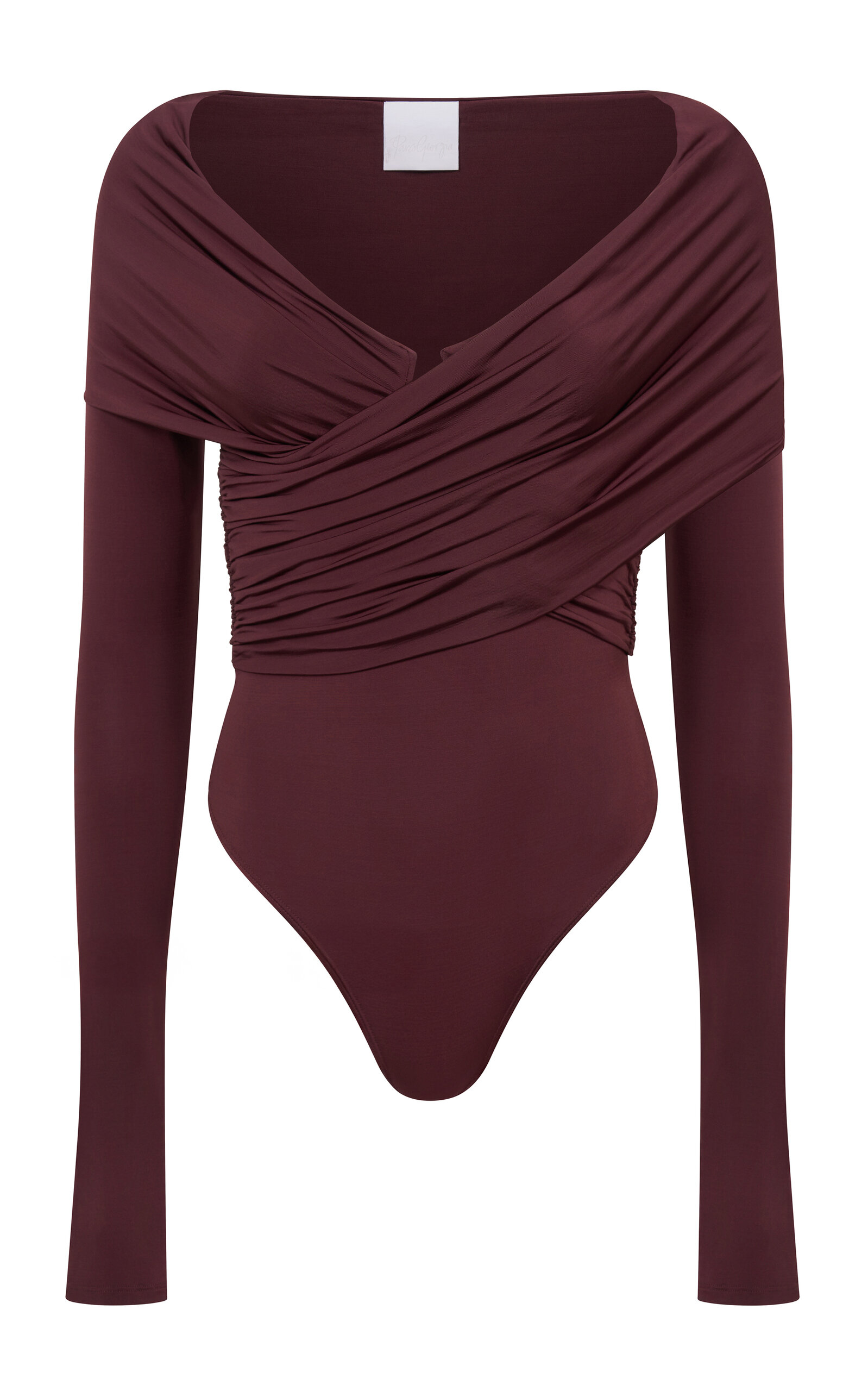 Paris Georgia Otto Cross Detailed Bodysuit