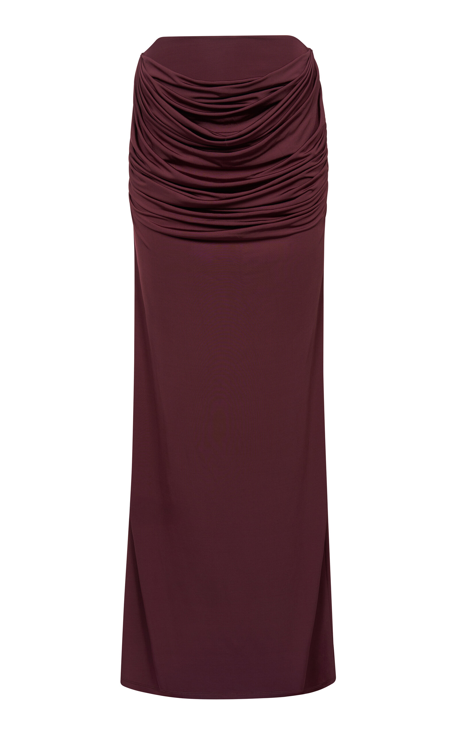 Paris Georgia Raffy Draped Maxi Skirt