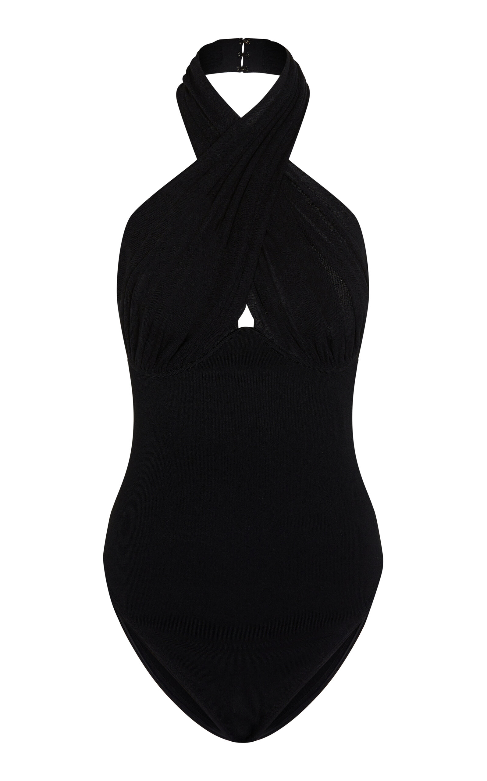 Paris Georgia Draped Knitted Bodysuit