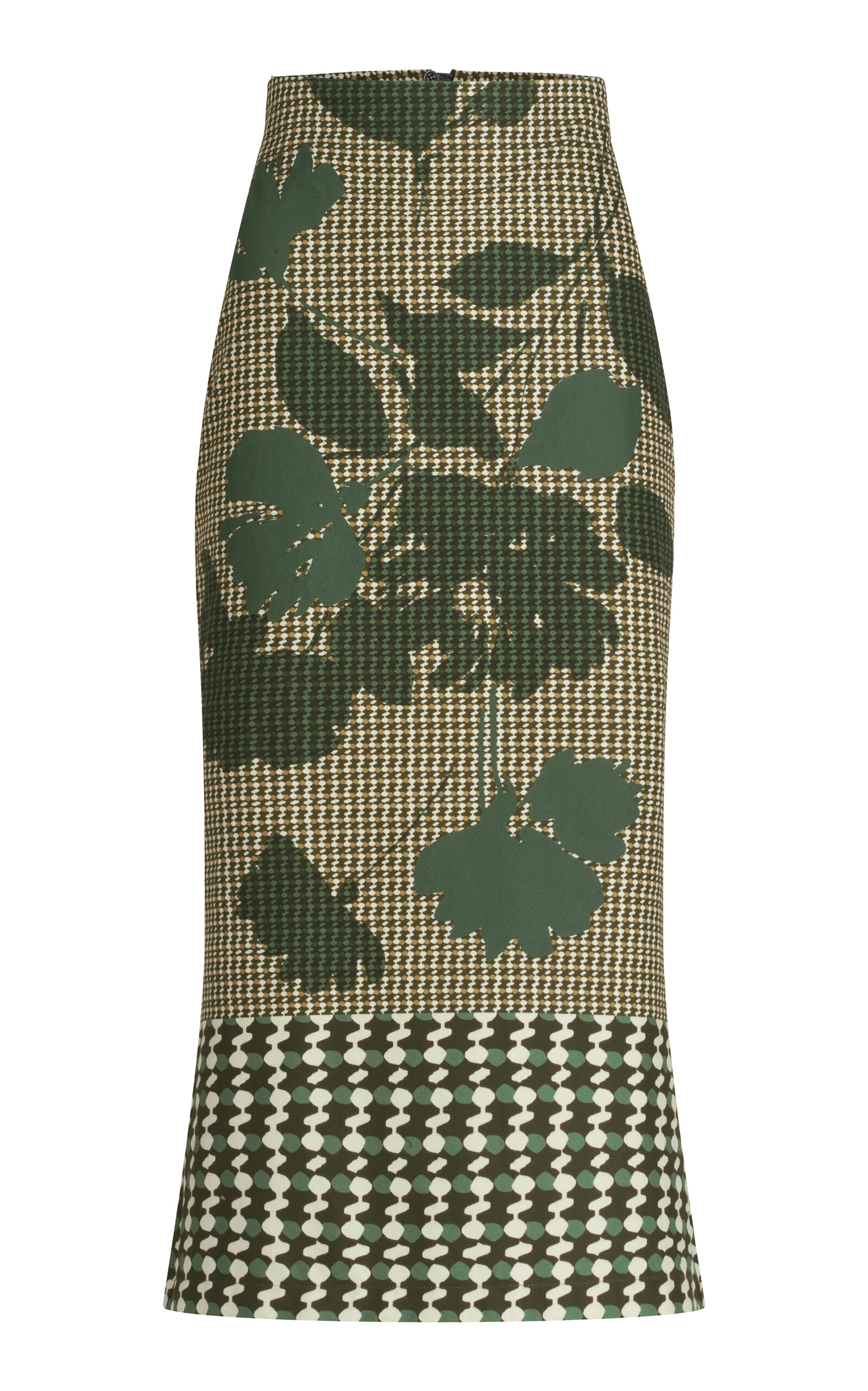 Silvia Tcherassi Atira Printed Midi Skirt In Multi
