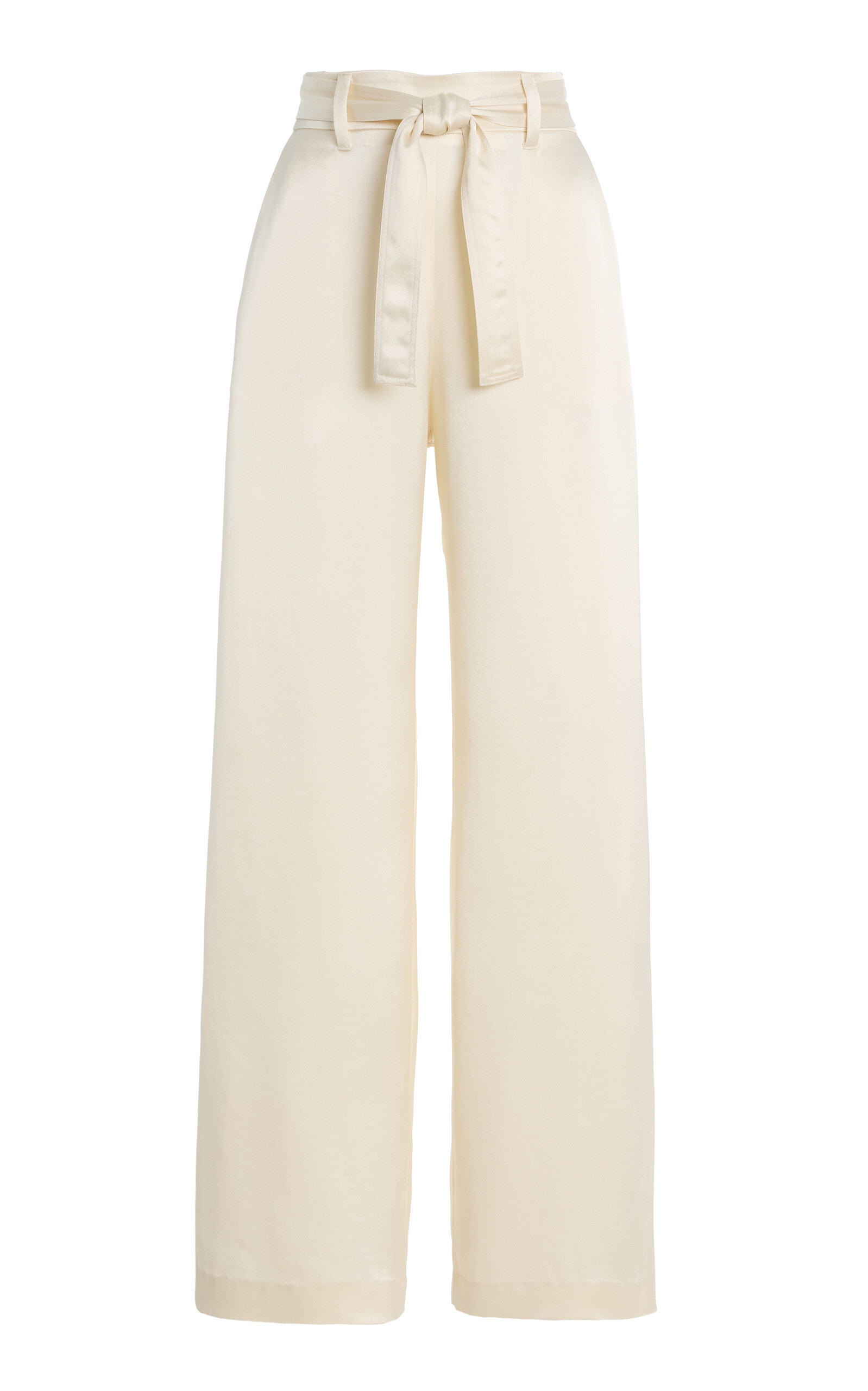 Leset Barb Tailored Satin Pants