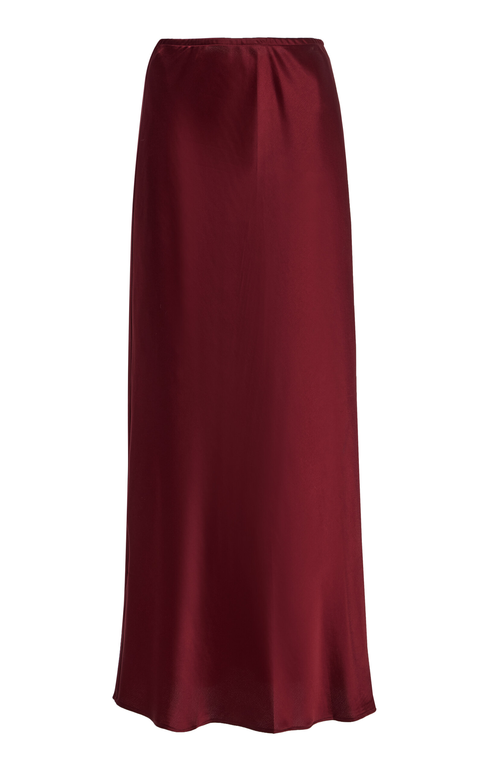 Leset Barb Satin Maxi Skirt