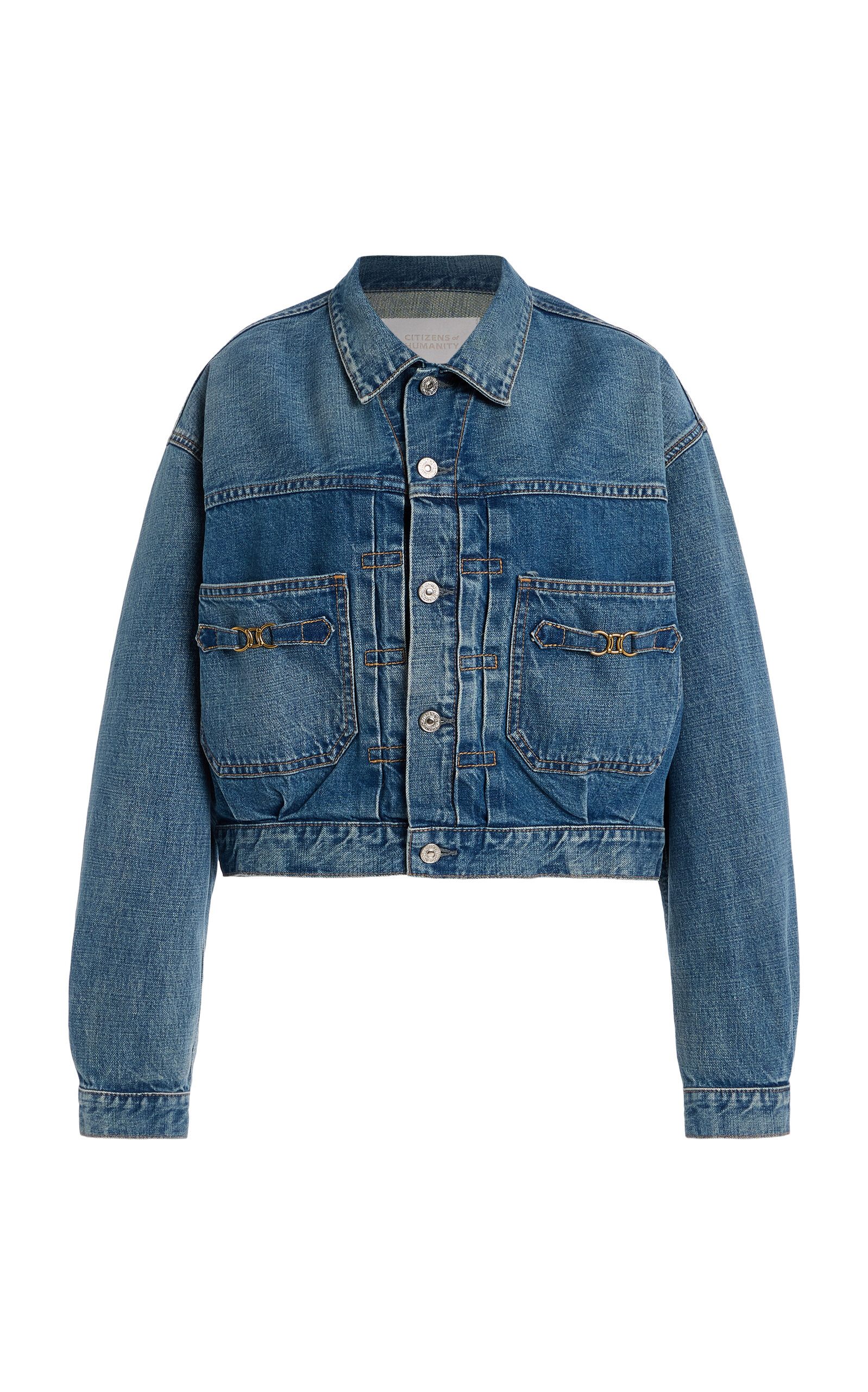 Citizen Of Humanity Alma Jean Jacket In Darvi In Blue