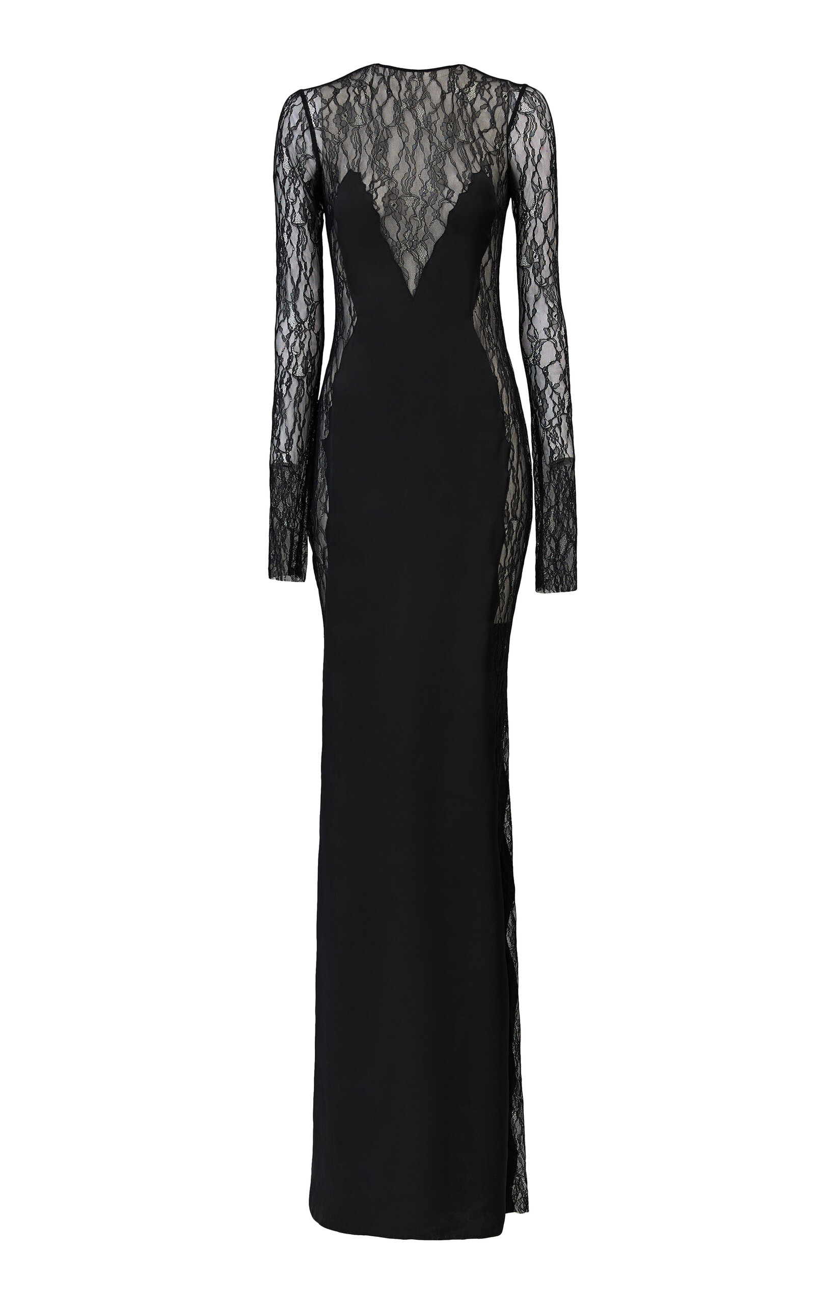 The New Arrivals Ilkyaz Ozel Jean Ambre Eccentrico Laced Dress