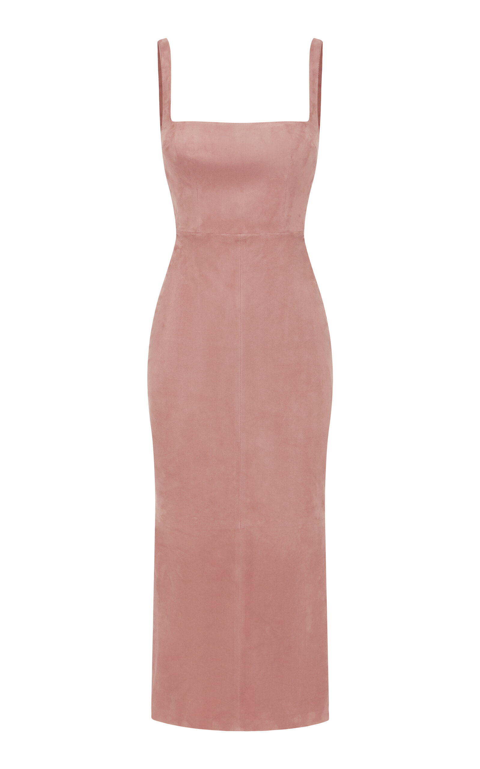 Alex Perry Suede Midi Dress