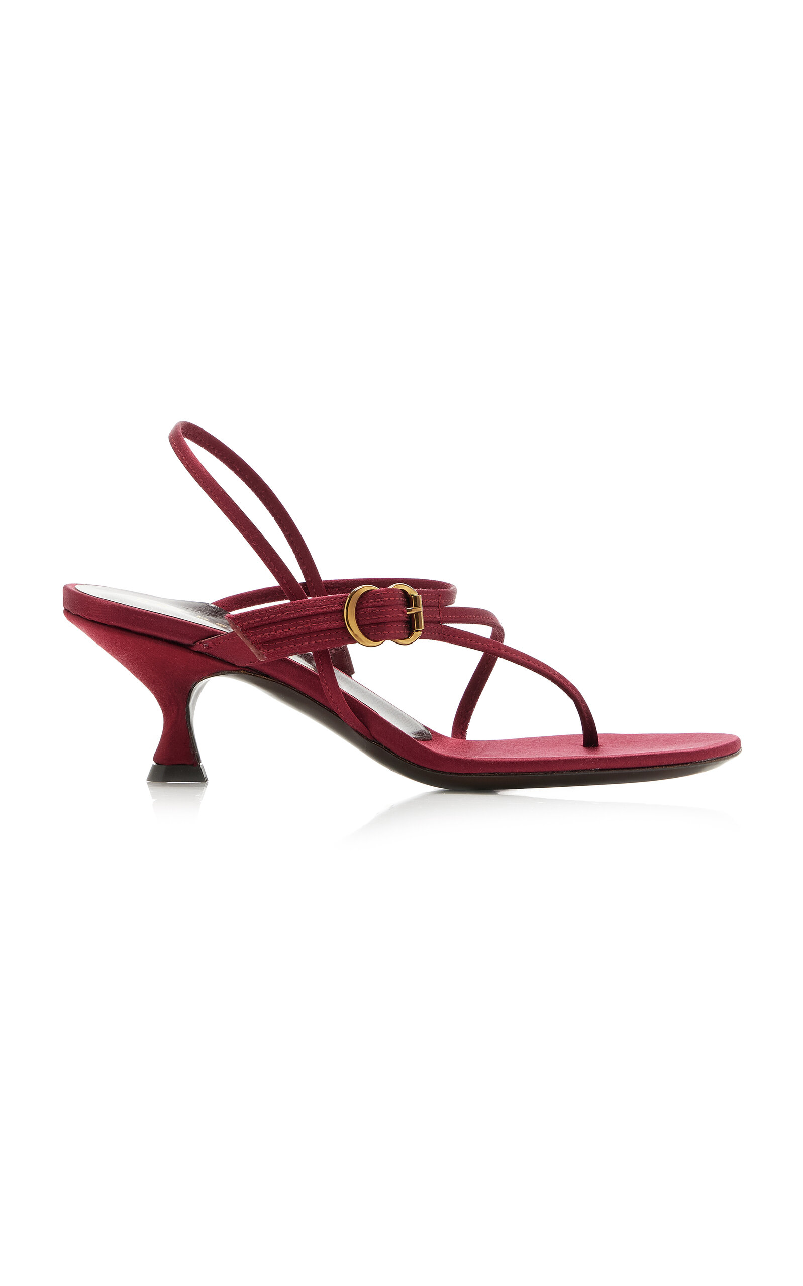 Herbert Levine Starry Eyed 55 Satin Sandals In Red