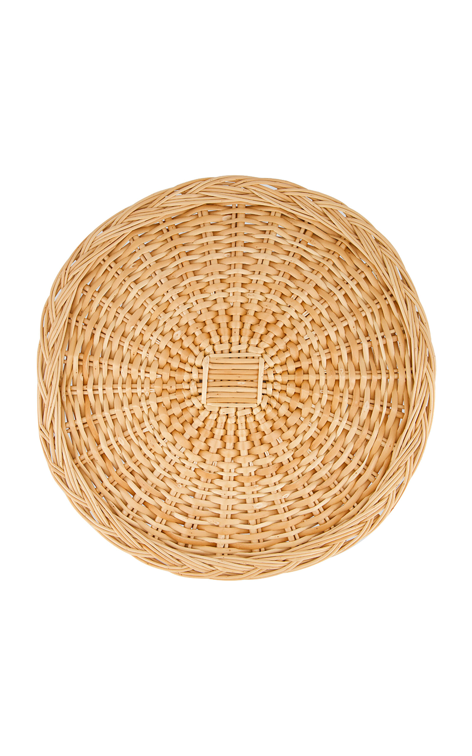 House Of Capricorn Vitória Handmade Natural Wicker Charger In Brown