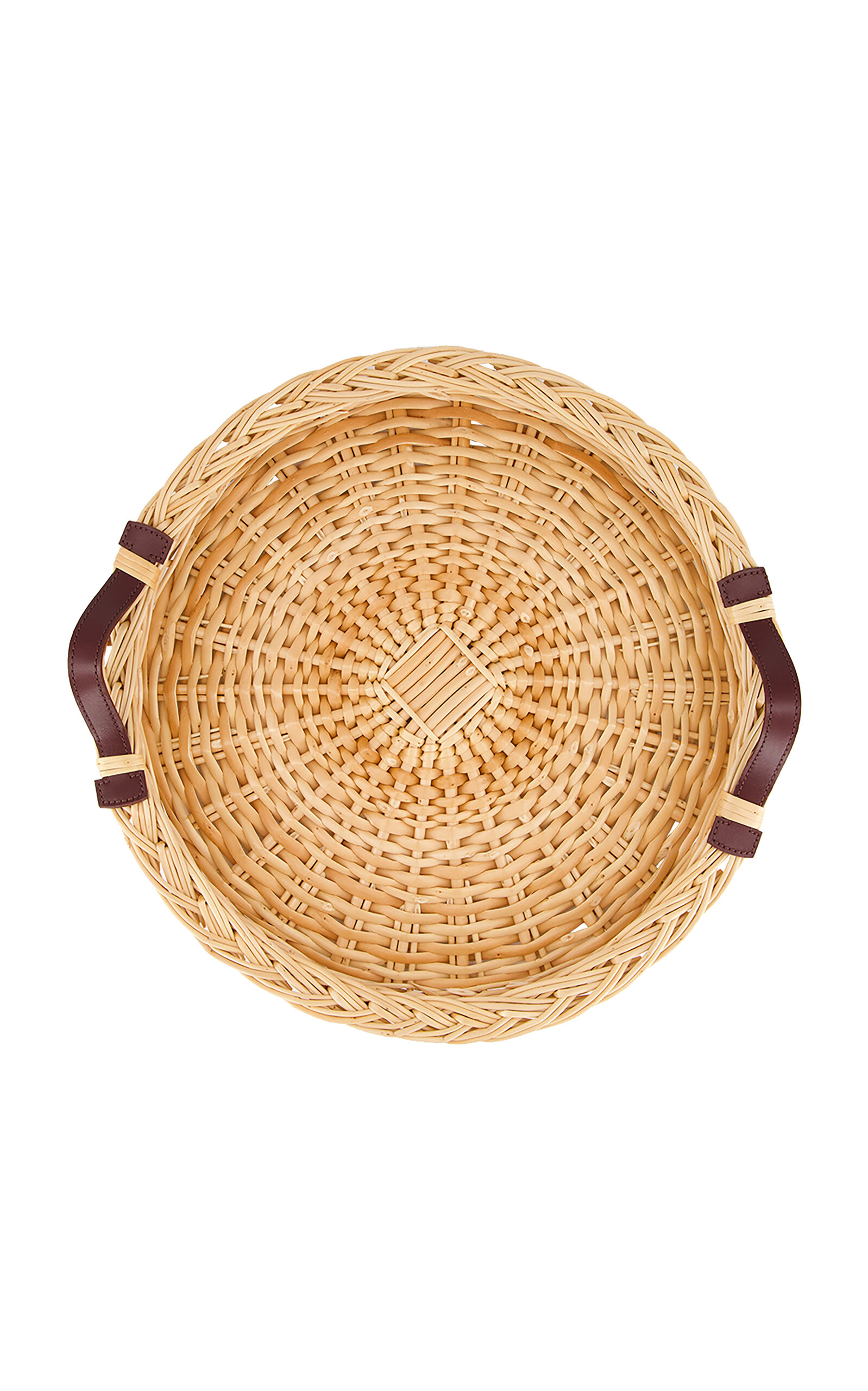 House of Capricorn Vitória Handmade Natural Wicker Tray - Brown