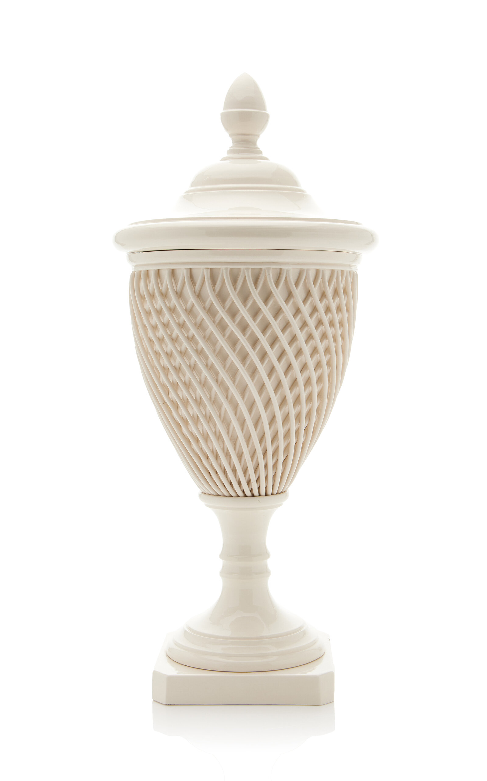 Moda Domus Lattice-covered Ceramic Vase