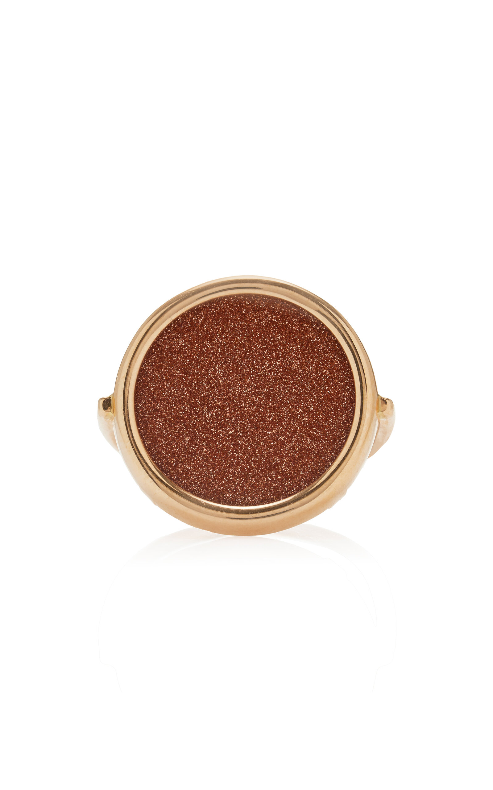18K Rose Gold Sandstone Ring