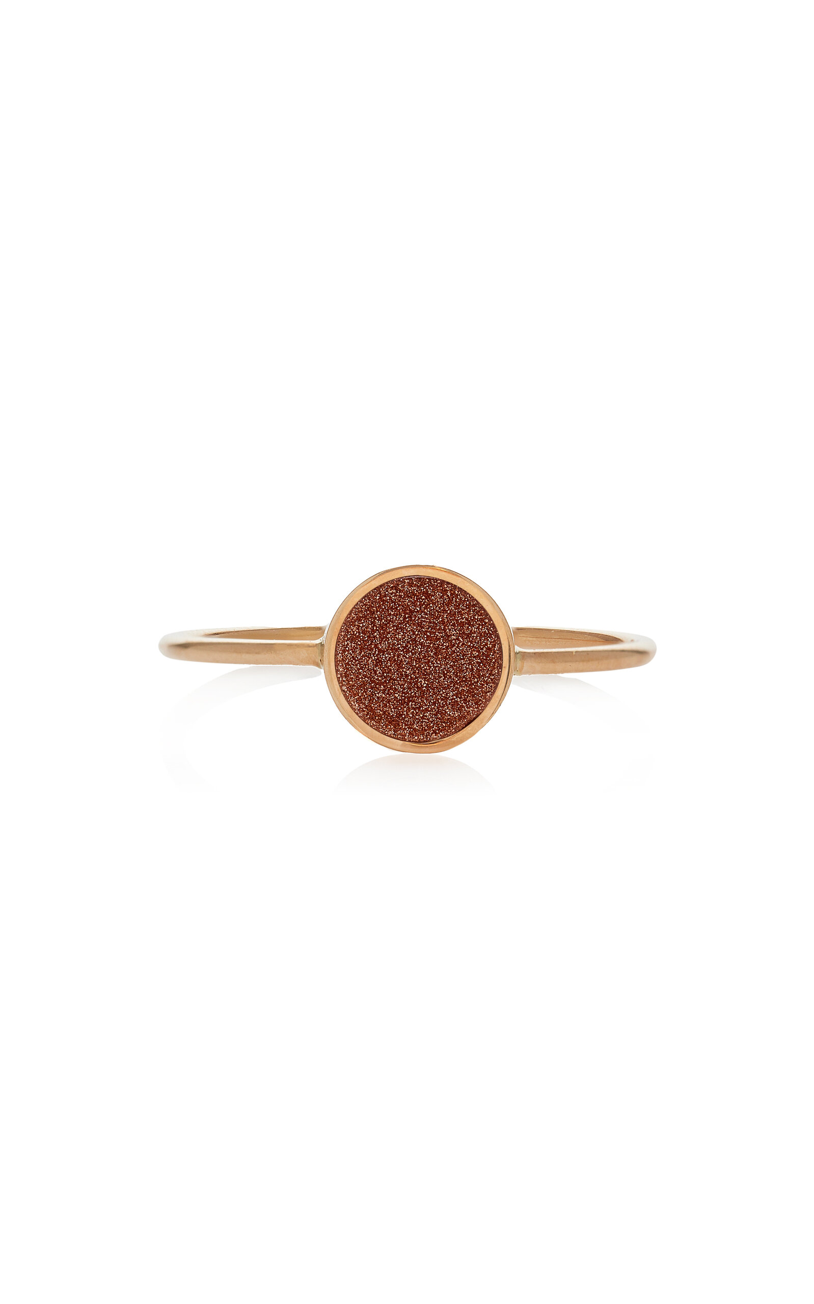 Mini 18K Rose Gold Sandstone Ring