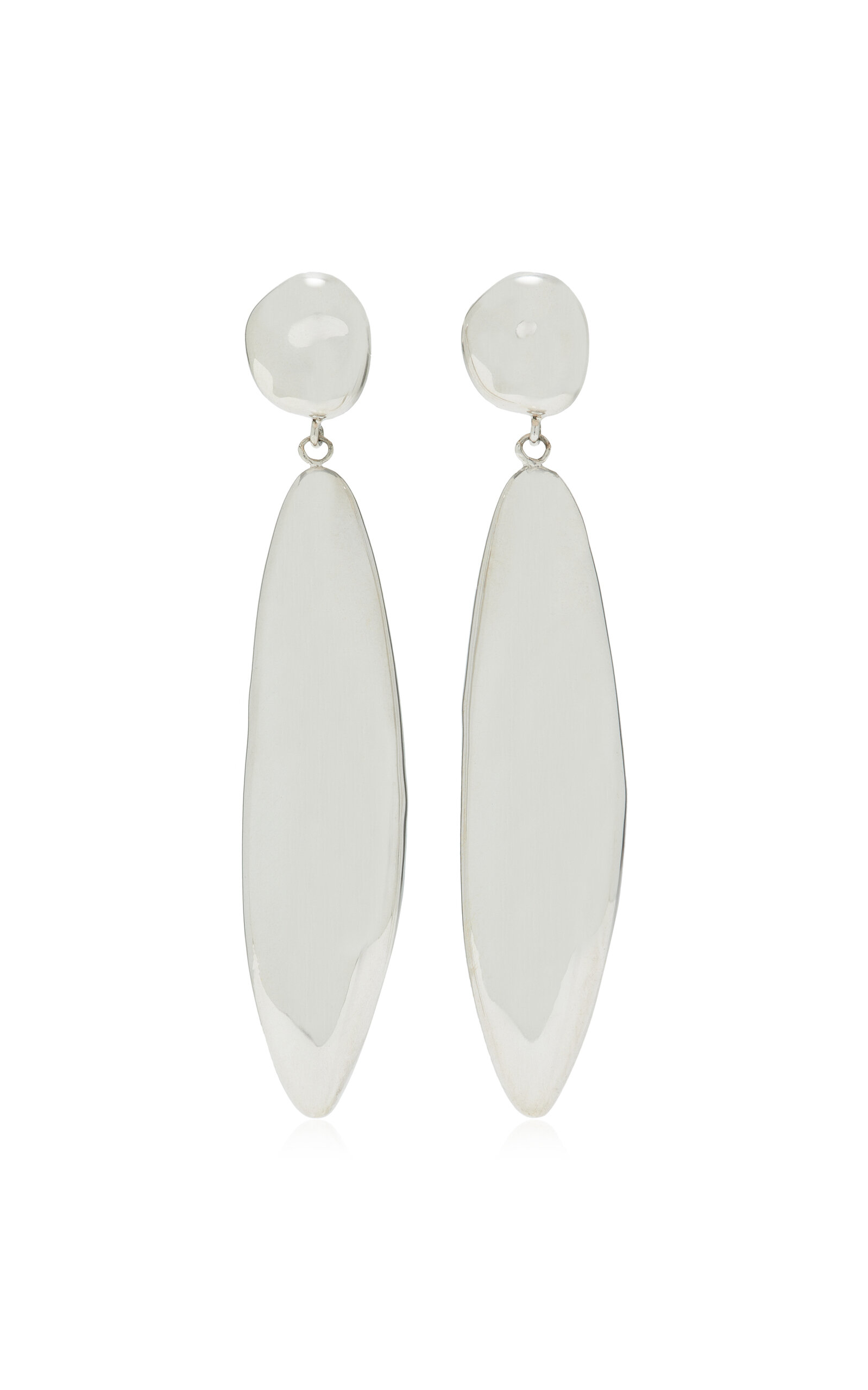 AGMES Patrice Sterling Silver Earrings - Silver - OS - Moda Operandi