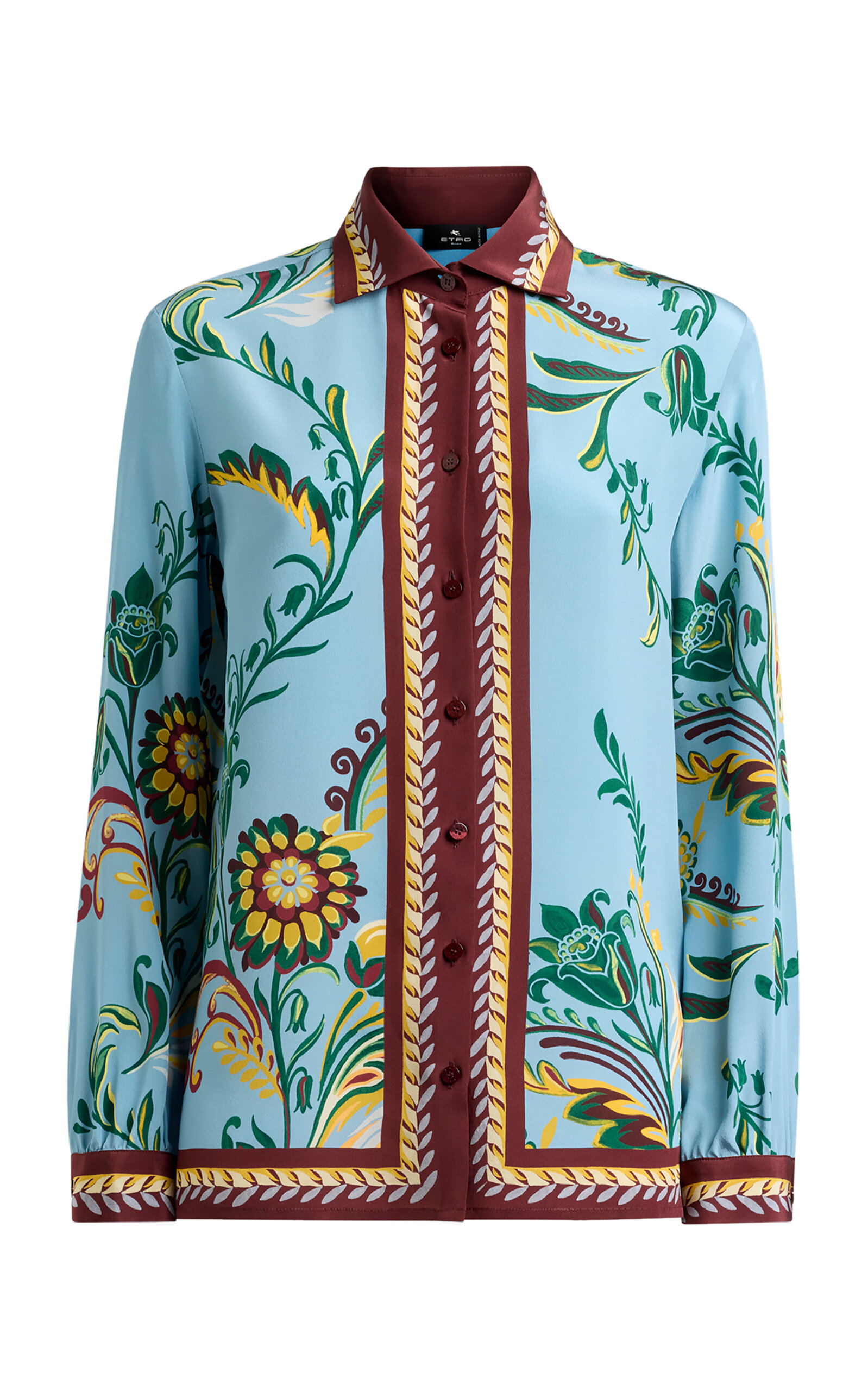 Etro Printed Silk Shirt